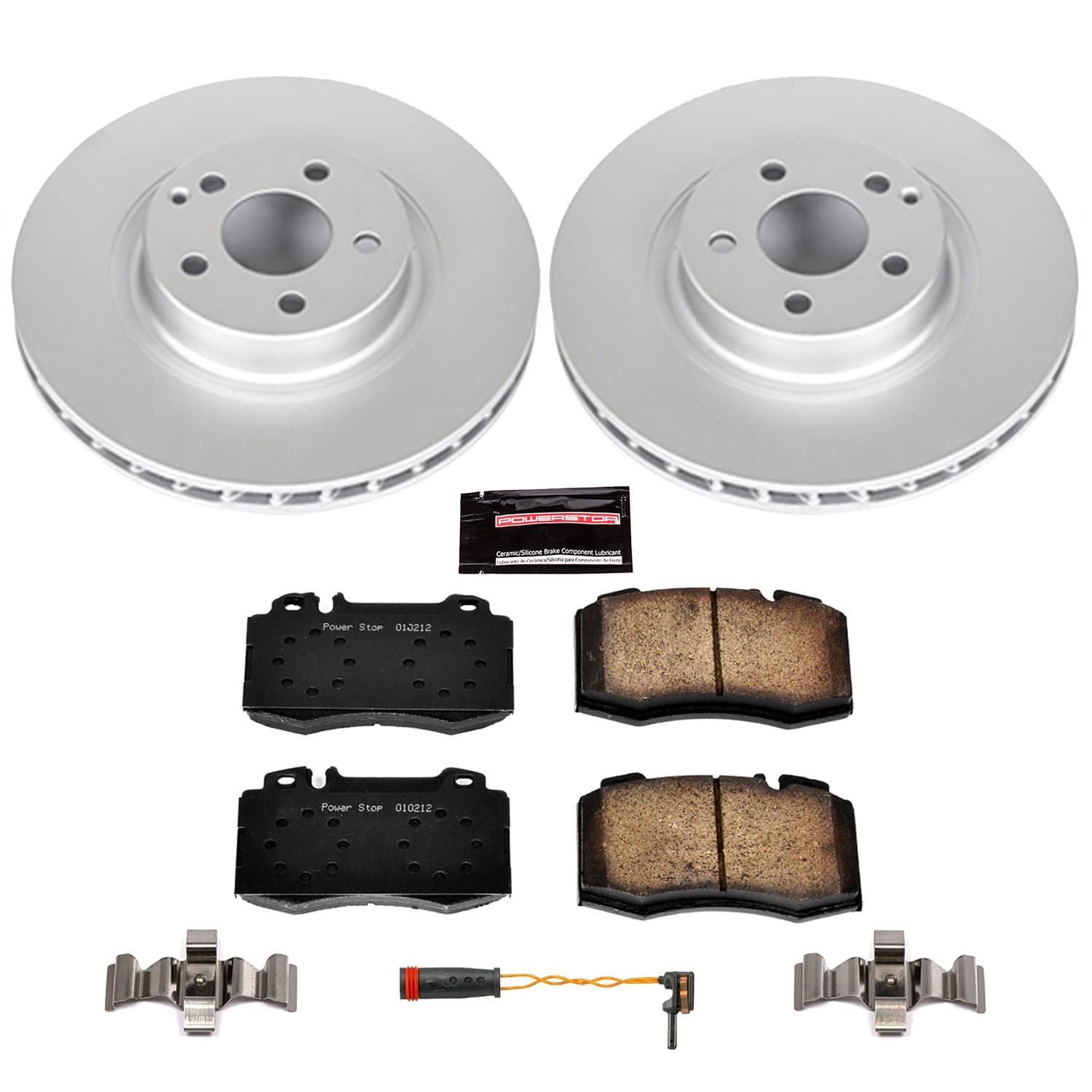 Power Stop - CRK6752 - Front - Disc Brake Pad and Rotor Kit image 1