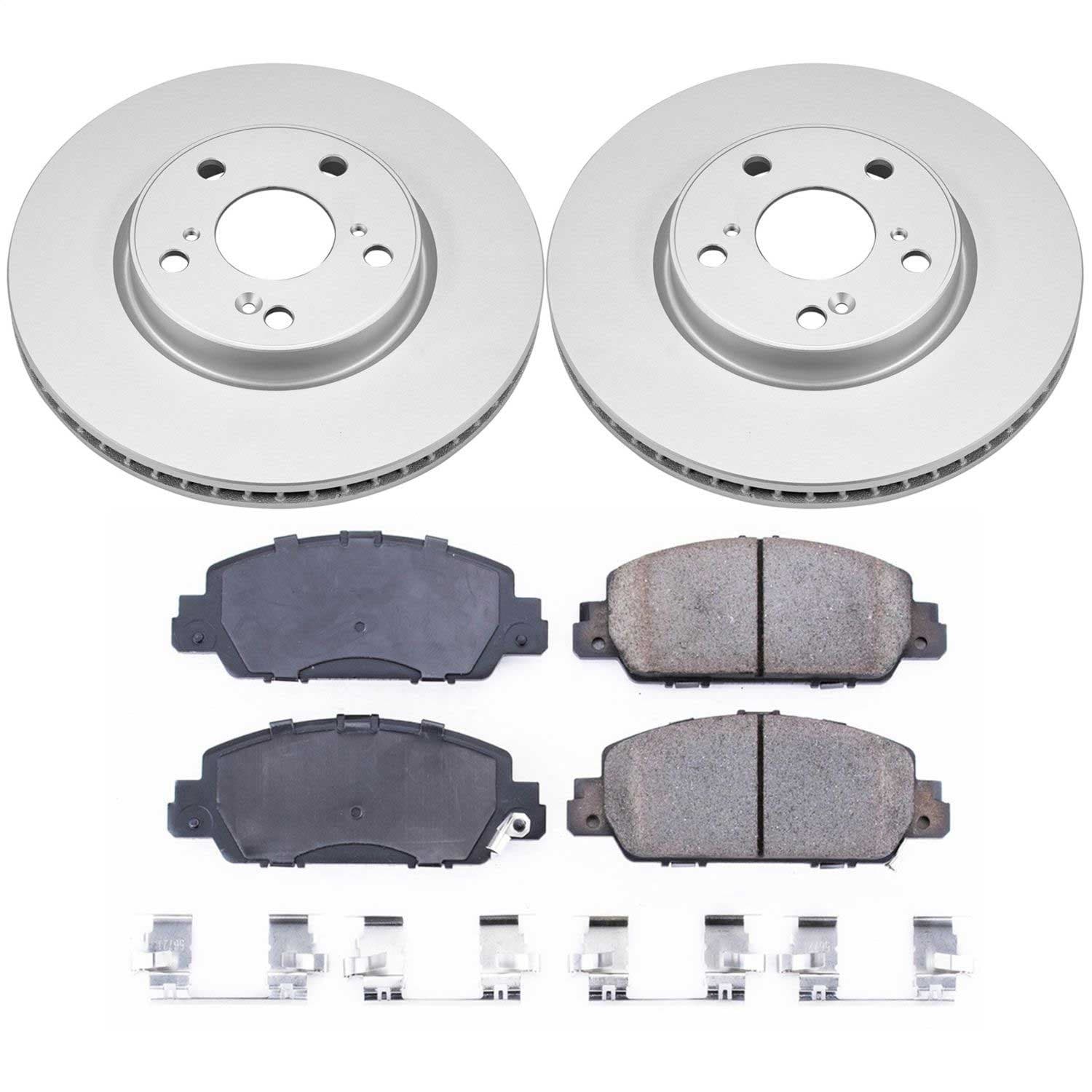 Power Stop - CRK6777 - Front - Disc Brake Pad and Rotor Kit image 1