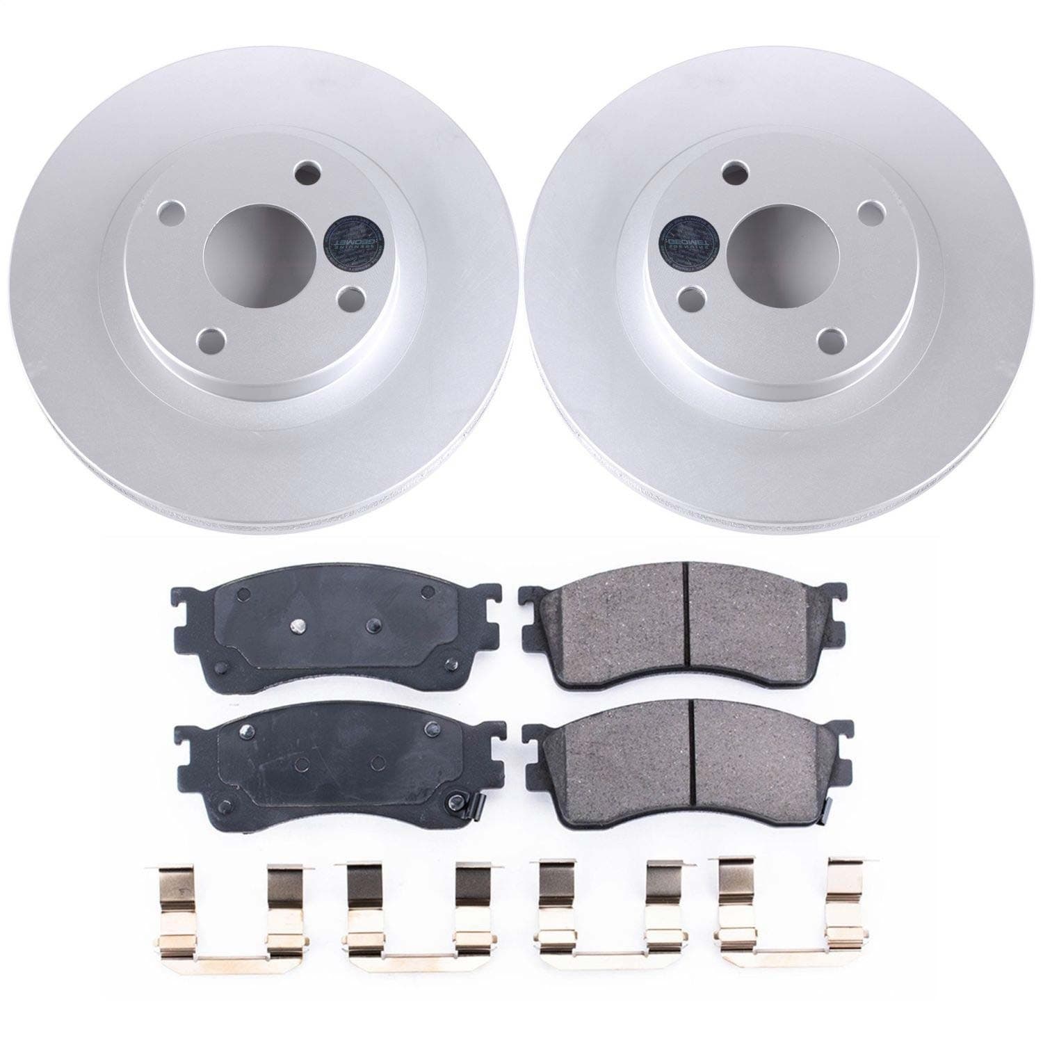 Power Stop - CRK6786 - Front - Disc Brake Pad and Rotor Kit image 1