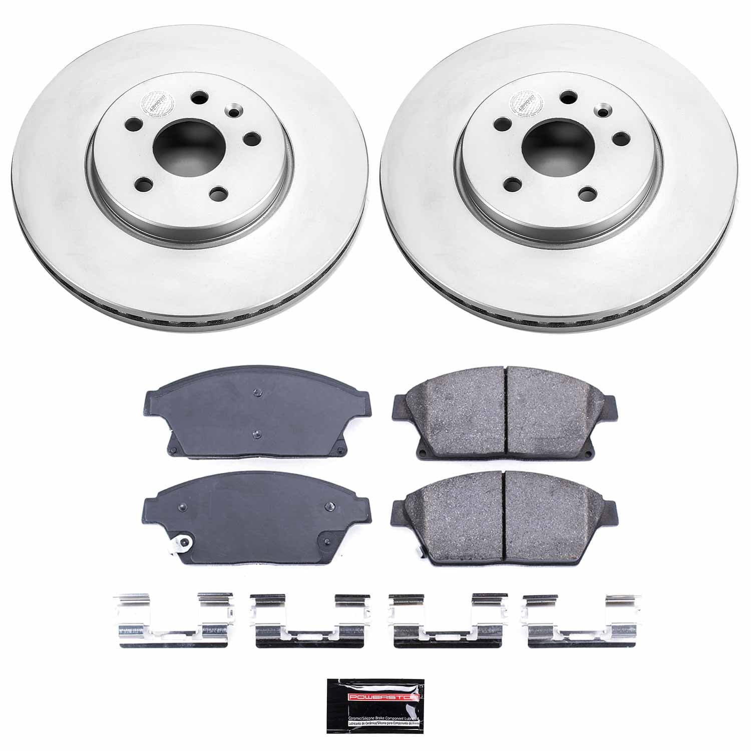 Power Stop - CRK6793 - Front - Disc Brake Pad and Rotor Kit image 1
