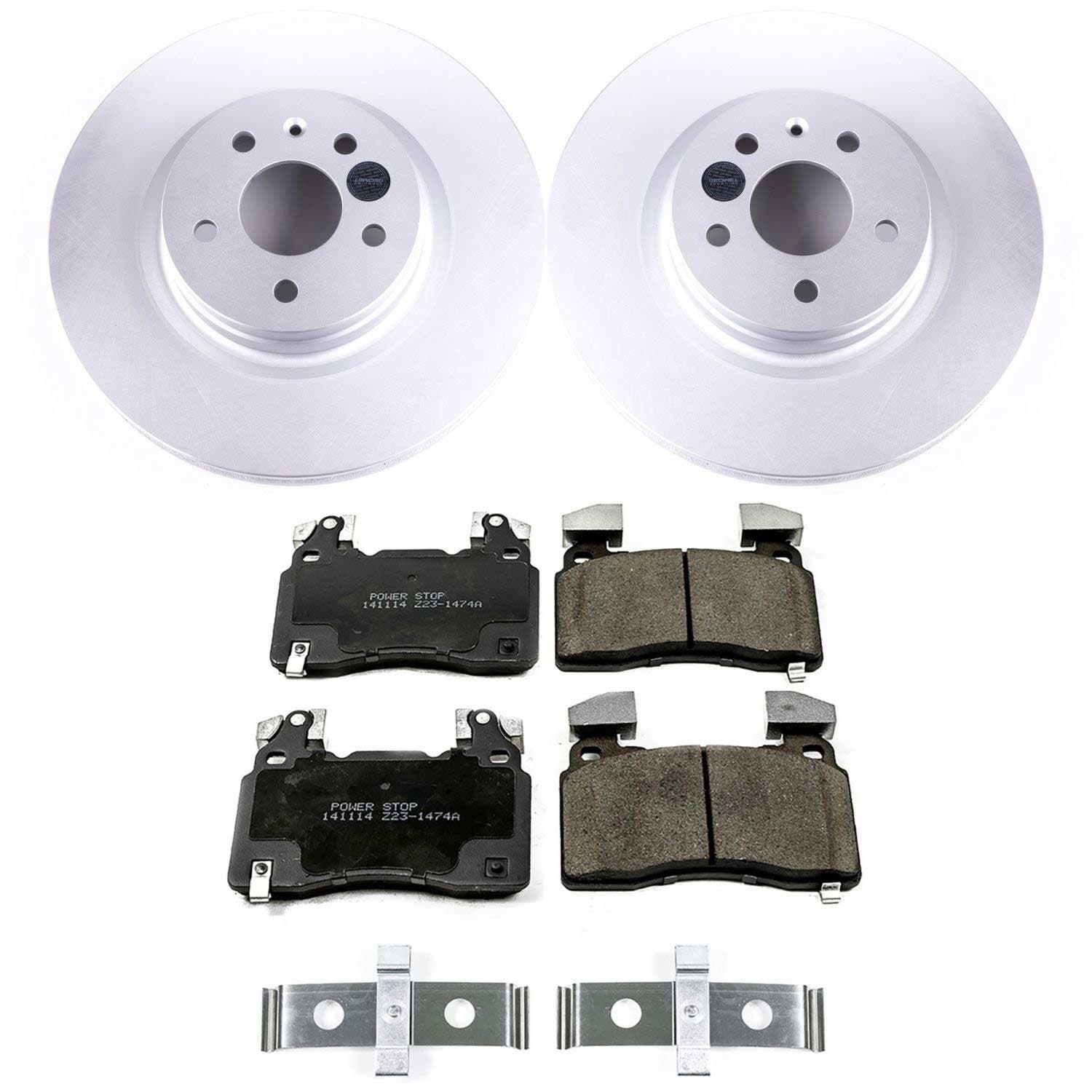 Power Stop - CRK6798 - Front - Disc Brake Pad and Rotor Kit image 1