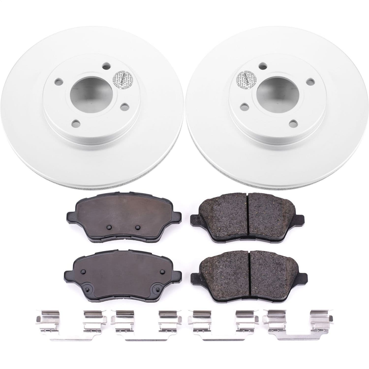 Power Stop - CRK6818 - Front - Disc Brake Pad and Rotor Kit image 1