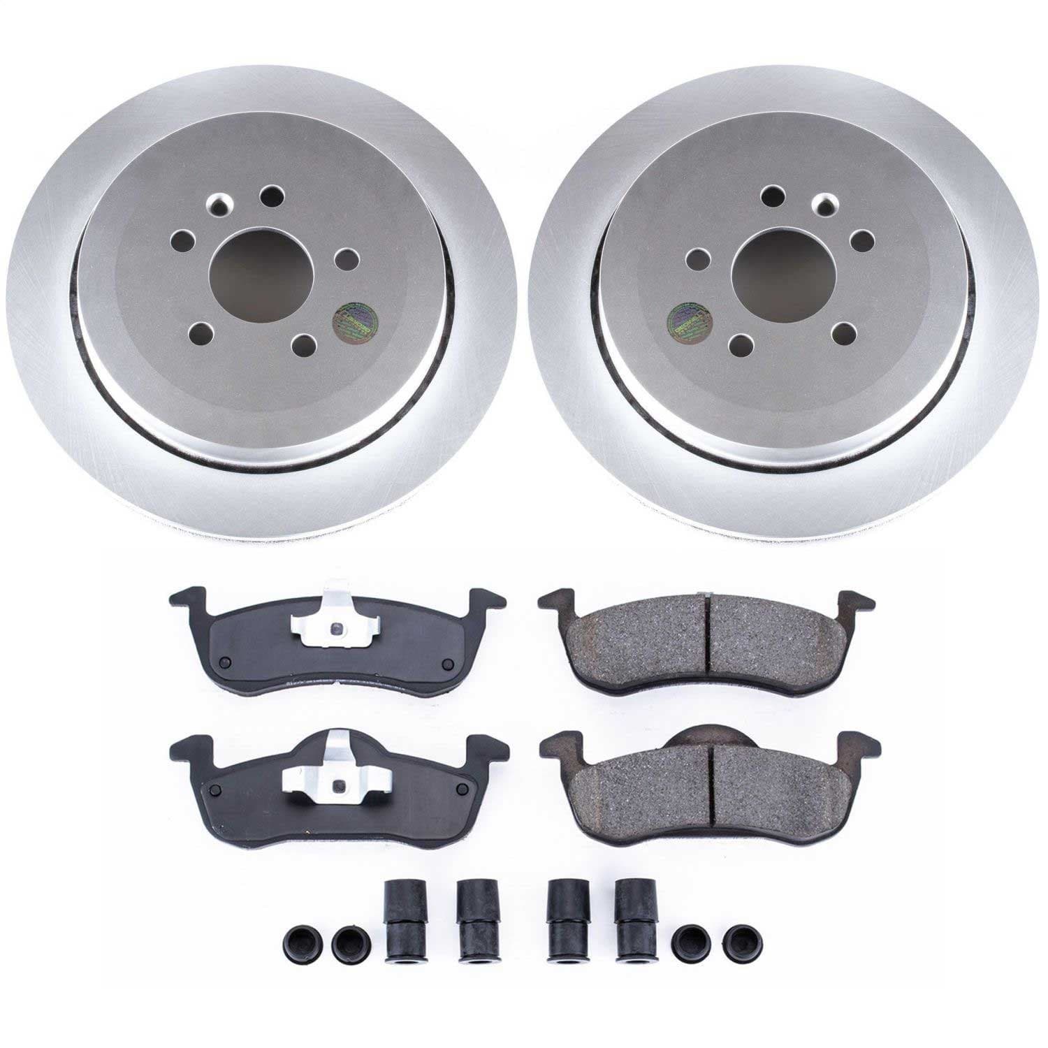 Power Stop - CRK6819 - Rear - Disc Brake Pad and Rotor Kit image 1
