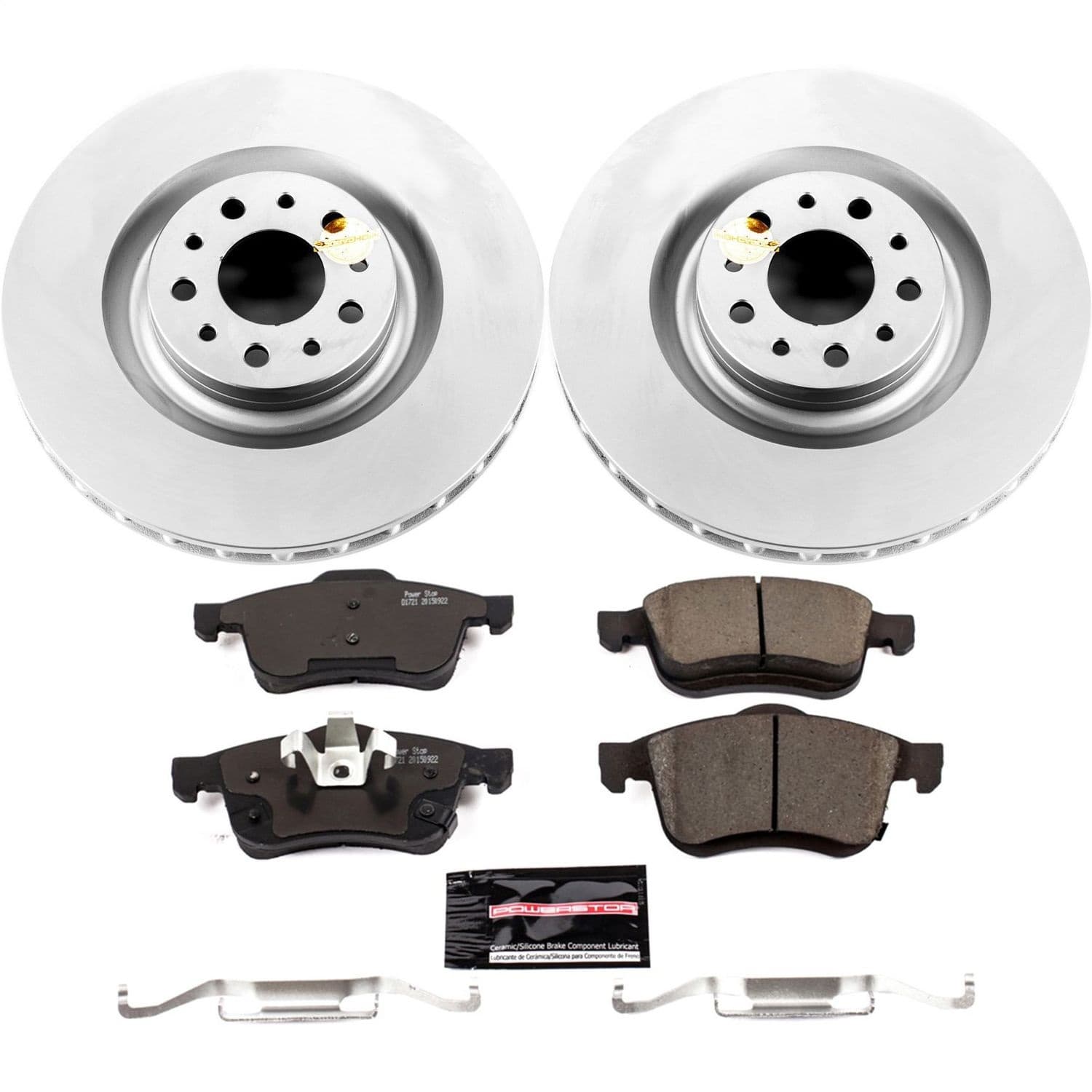 Power Stop - CRK6840 - Front - Disc Brake Pad and Rotor Kit image 1