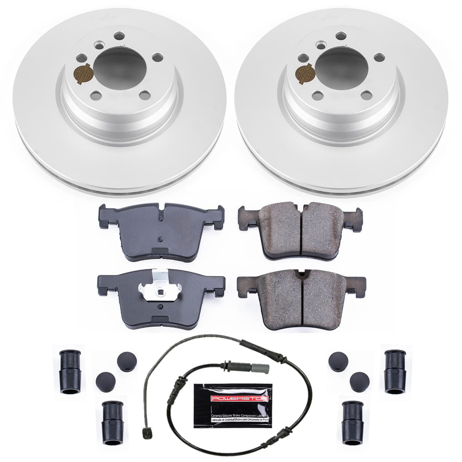 Power Stop - CRK6854 - Front - Disc Brake Pad and Rotor Kit image 1