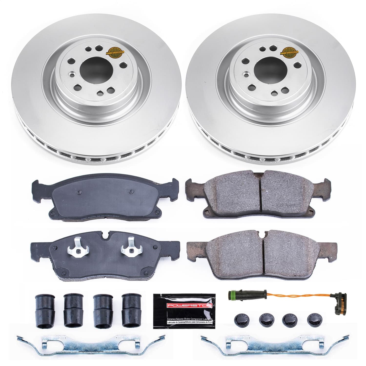 Power Stop - CRK6883 - Front - Disc Brake Pad and Rotor Kit image 1