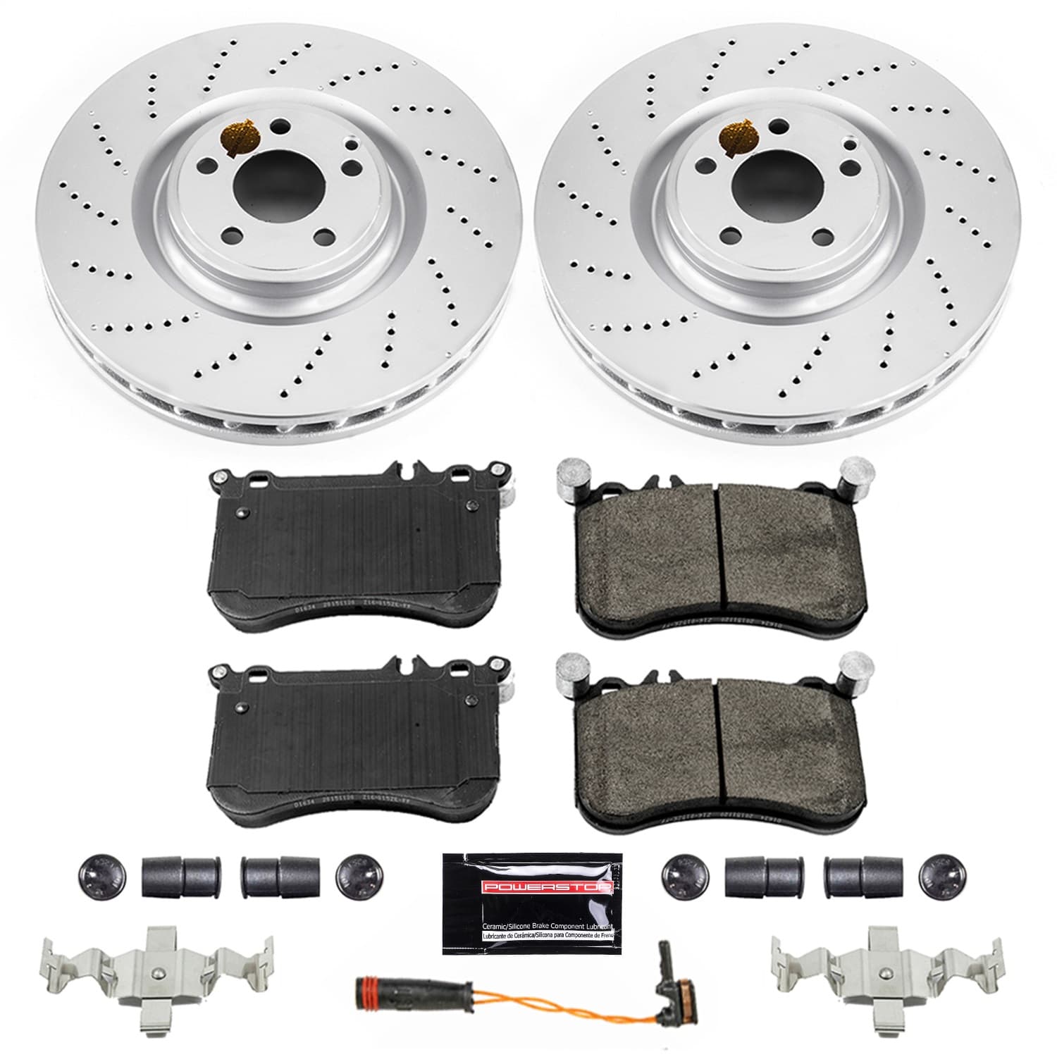 Power Stop - CRK6886 - Front - Disc Brake Pad and Rotor Kit image 1