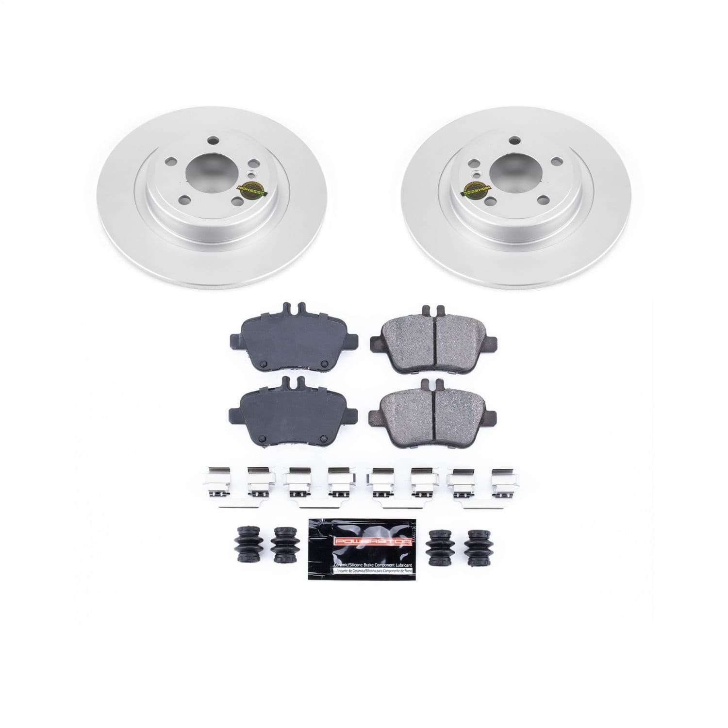 Power Stop - CRK6894 - Rear - Disc Brake Pad and Rotor Kit image 1