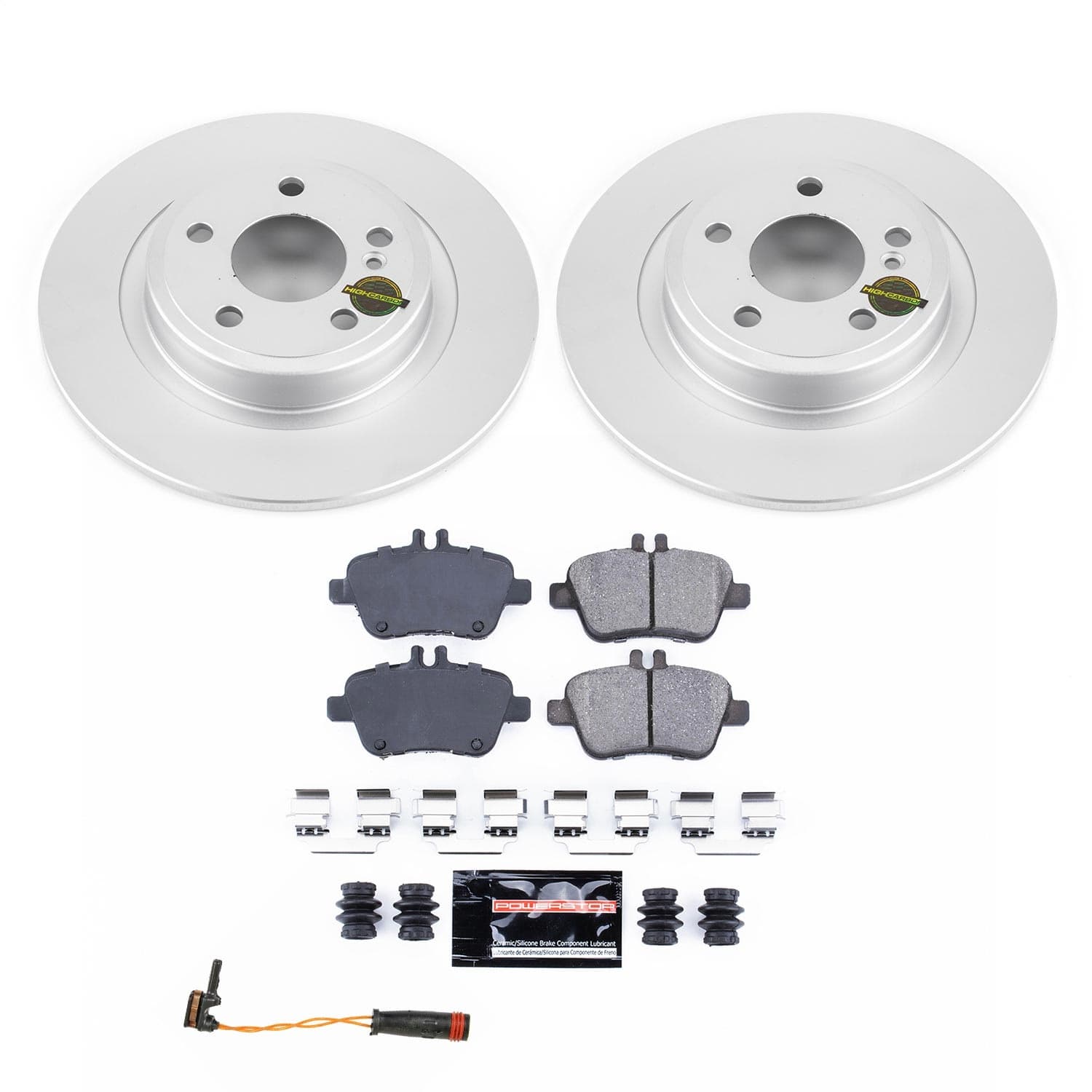 Power Stop - CRK6895 - Rear - Disc Brake Pad and Rotor Kit image 1