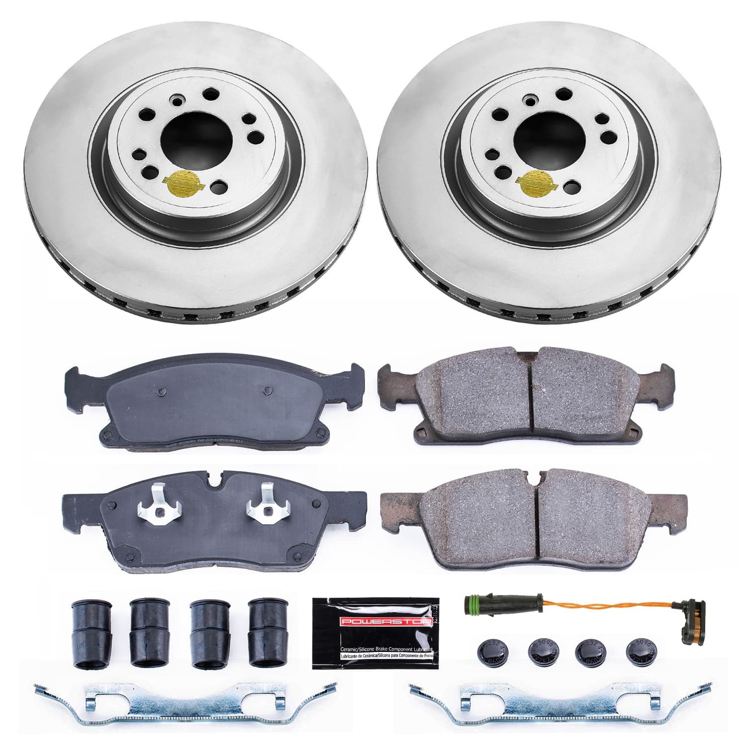 Power Stop - CRK6897 - Front - Disc Brake Pad and Rotor Kit image 1