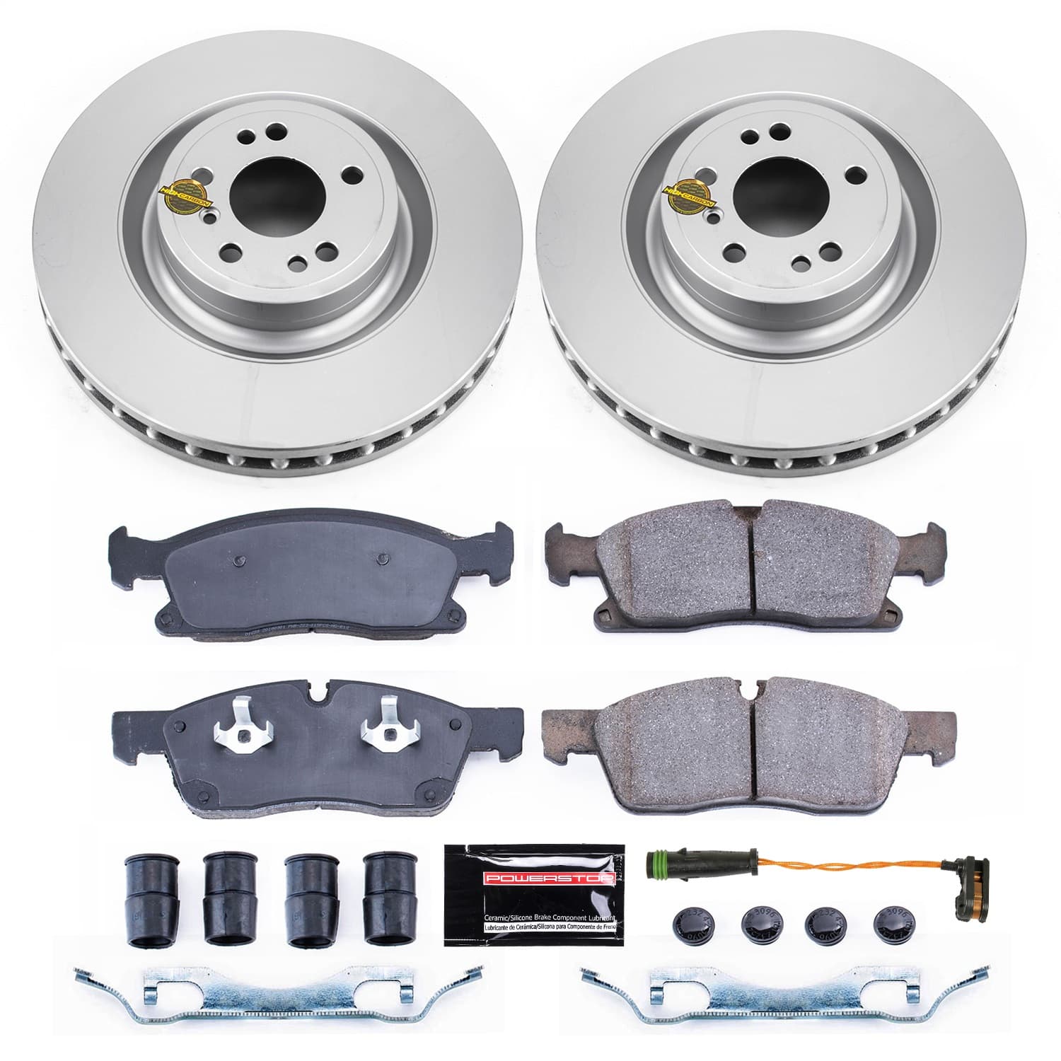 Power Stop - CRK6903 - Front - Disc Brake Pad and Rotor Kit image 1