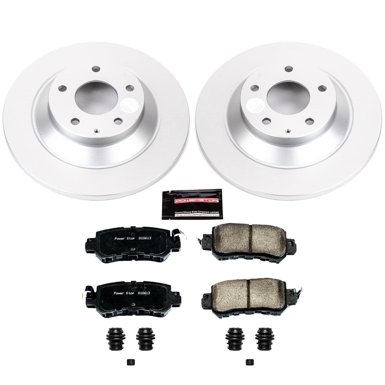 Power Stop - CRK6964 - Rear - Disc Brake Pad and Rotor Kit image 1