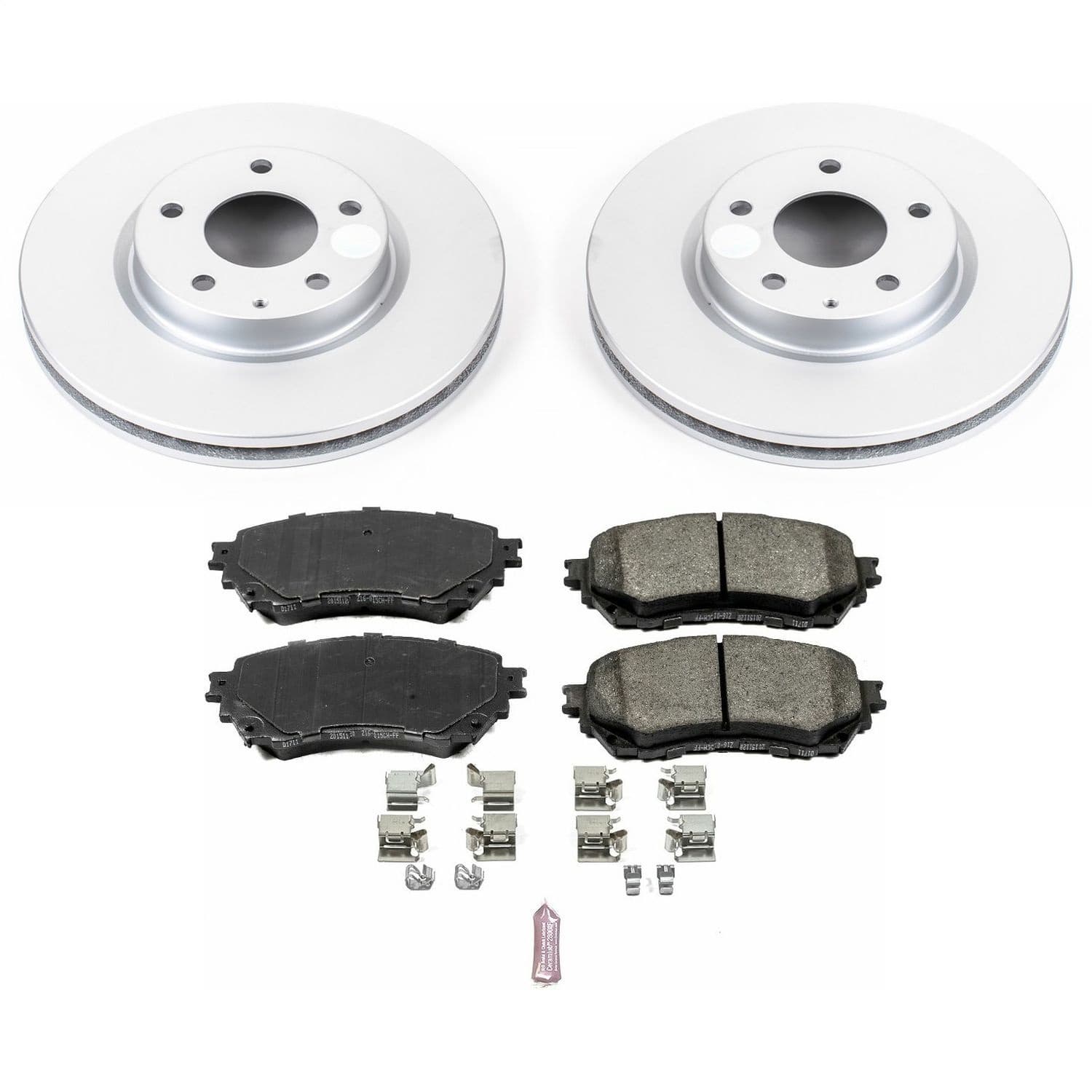 Power Stop - CRK6968 - Front - Disc Brake Pad and Rotor Kit image 1