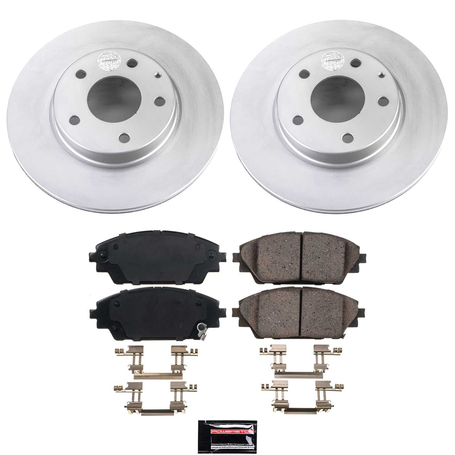 Power Stop - CRK6974 - Front - Disc Brake Pad and Rotor Kit image 1