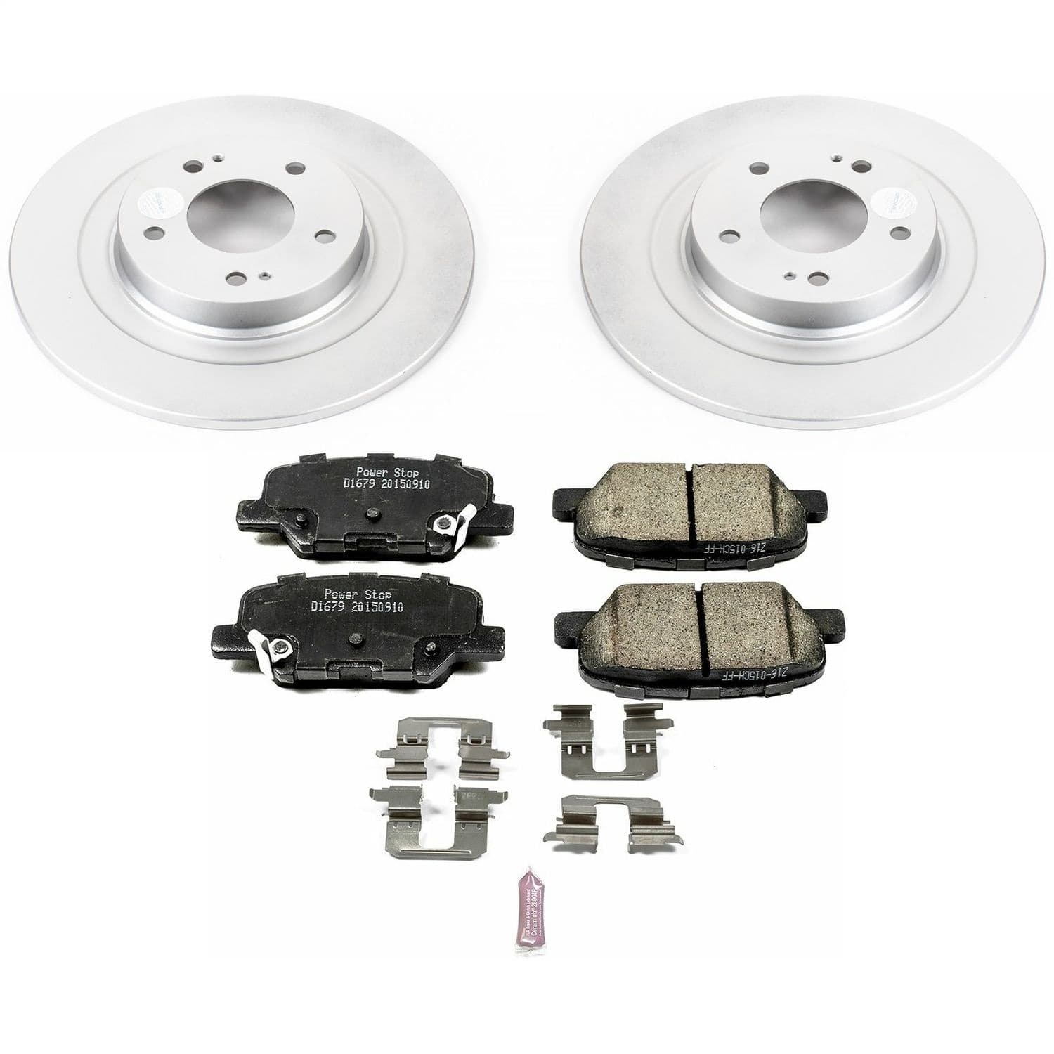 Power Stop - CRK6976 - Rear - Disc Brake Pad and Rotor Kit image 1