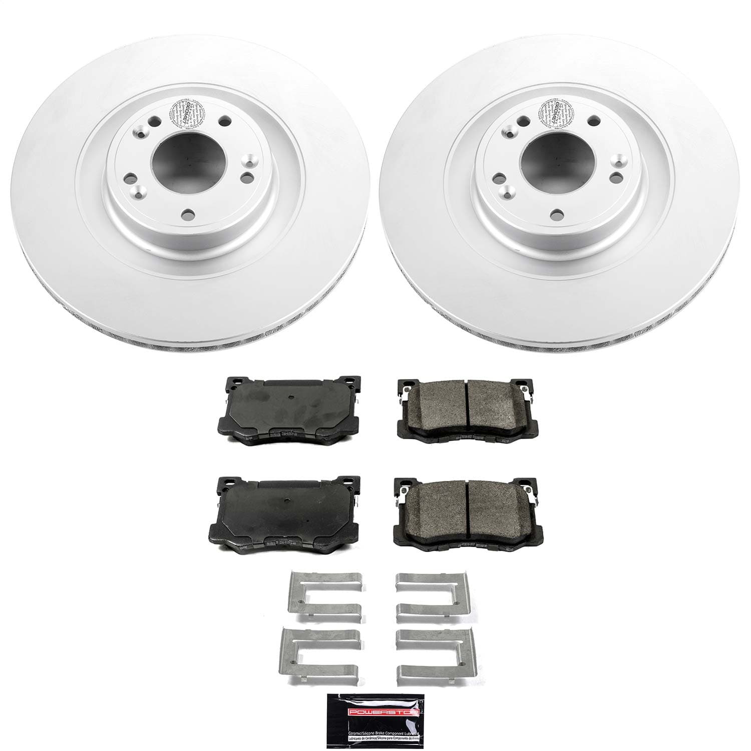 Power Stop - CRK7030 - Front - Disc Brake Pad and Rotor Kit image 1