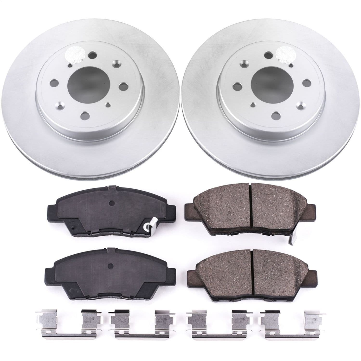 Power Stop - CRK7032 - Front - Disc Brake Pad and Rotor Kit image 1
