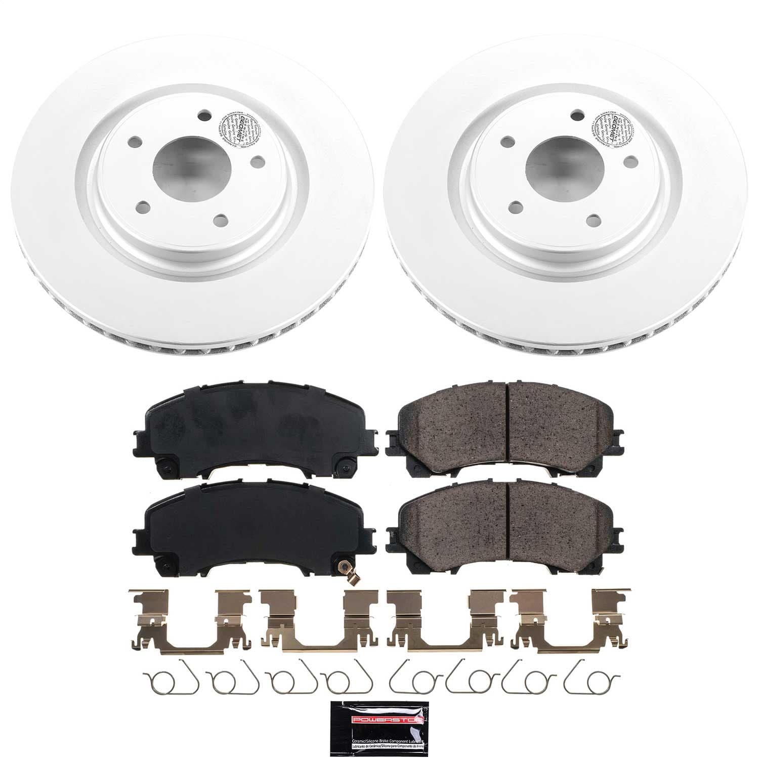 Power Stop - CRK7034 - Front - Disc Brake Pad and Rotor Kit image 1