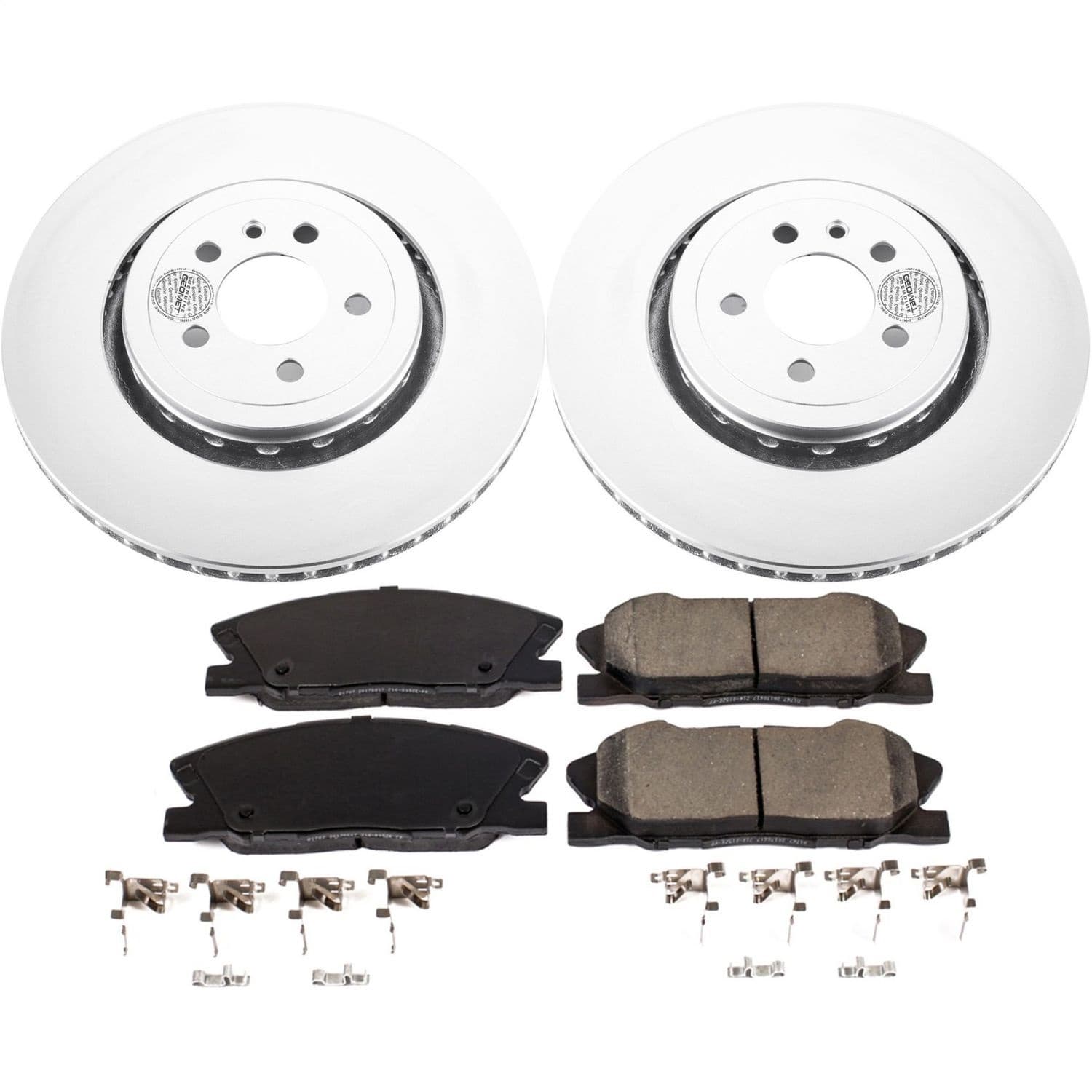 Power Stop - CRK7050 - Front - Disc Brake Pad and Rotor Kit image 1