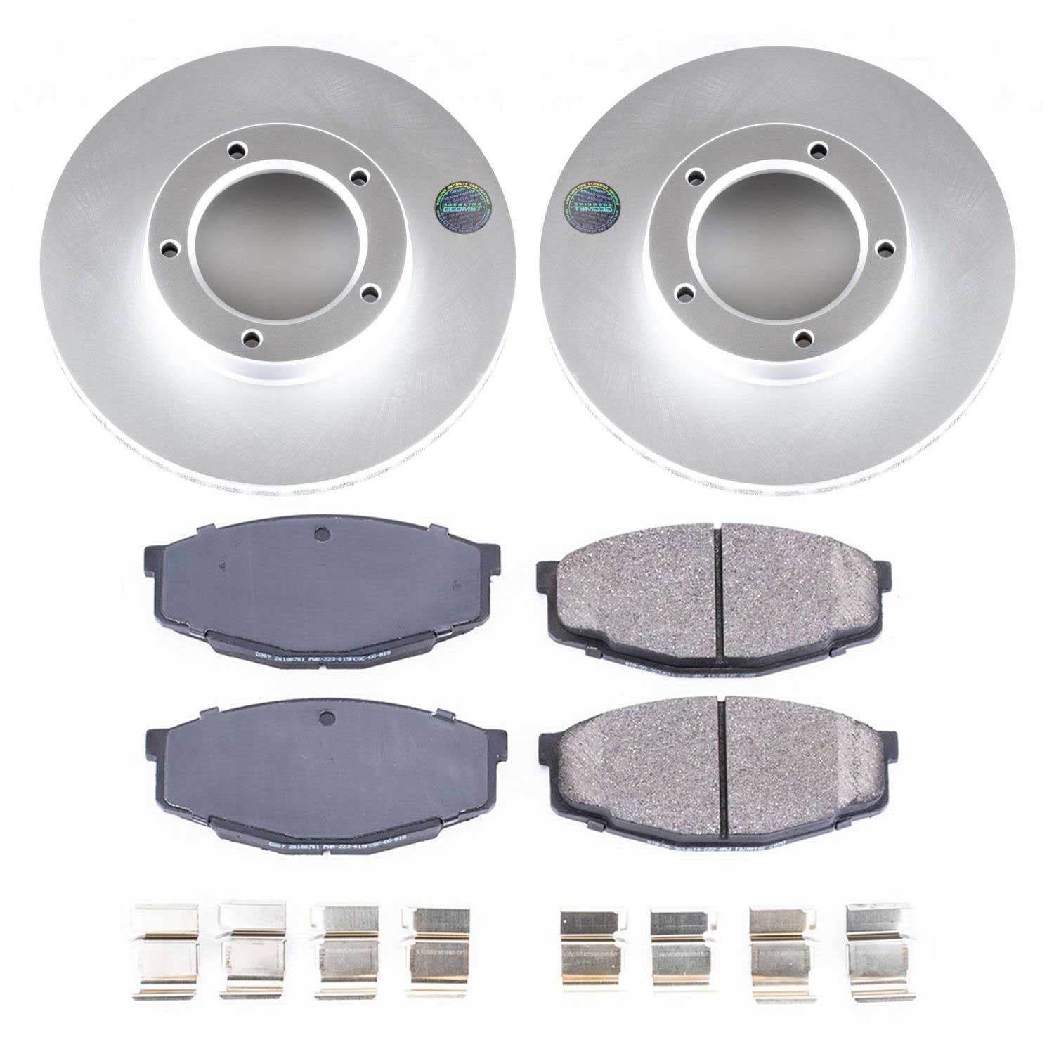 Power Stop - CRK7065 - Front - Disc Brake Pad and Rotor Kit image 1