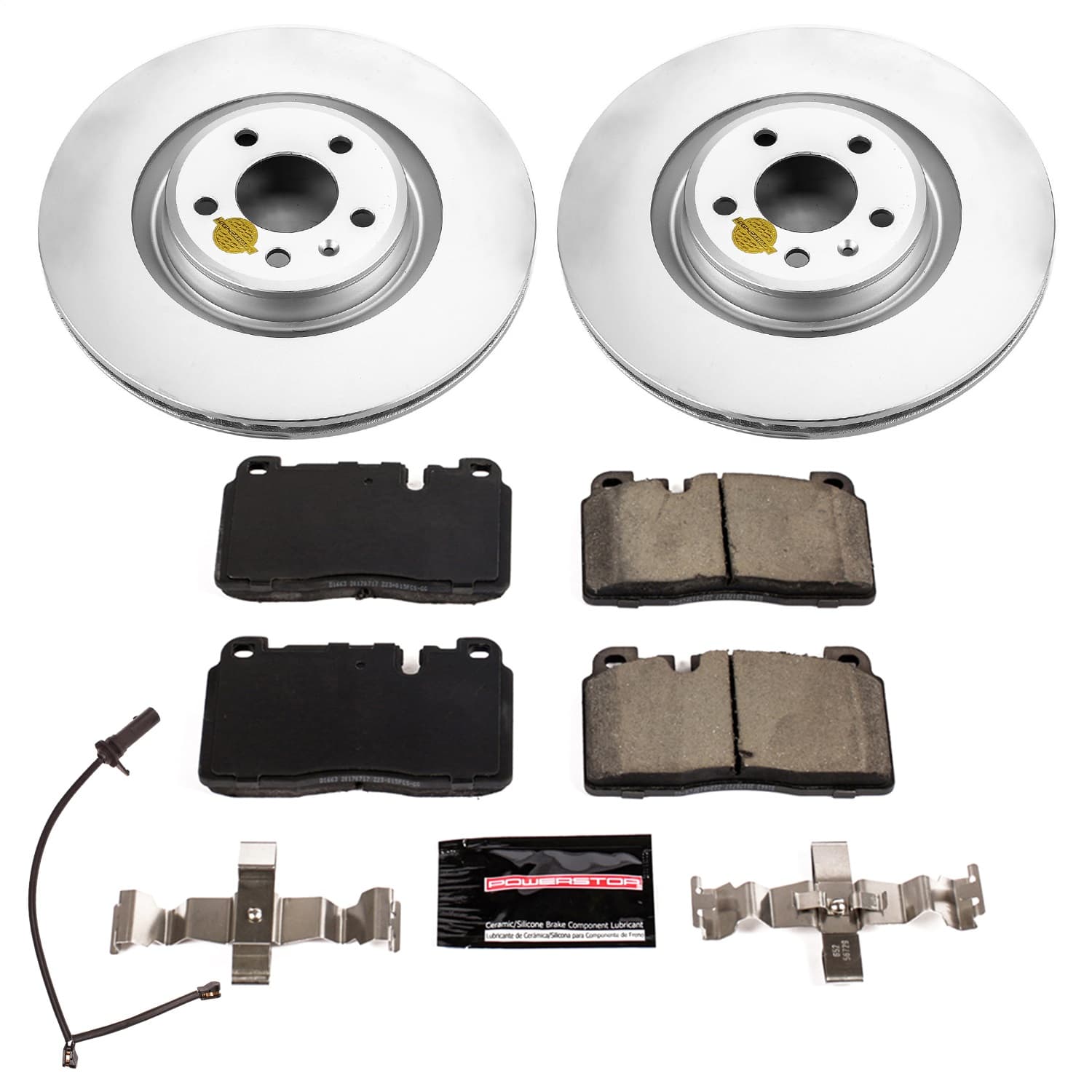 Power Stop - CRK7073 - Front - Disc Brake Pad and Rotor Kit image 1