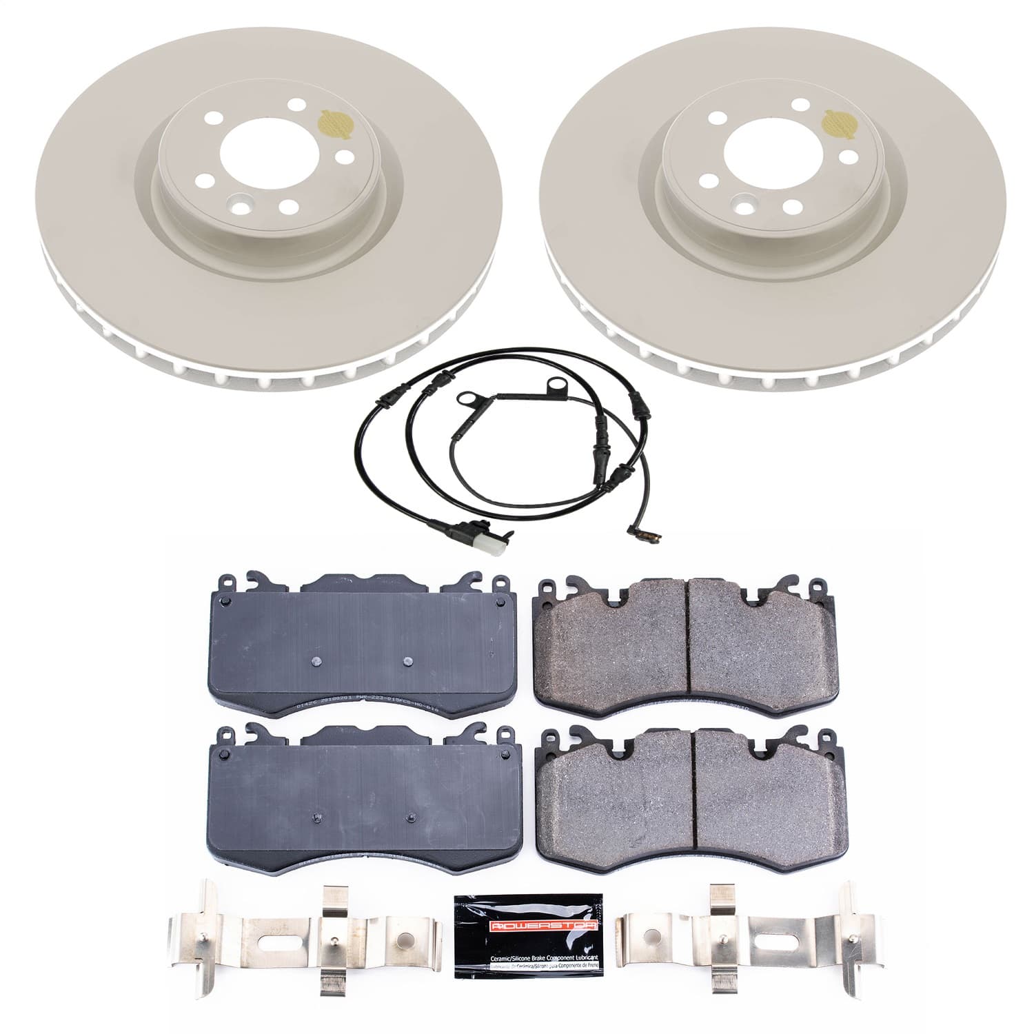 Power Stop - CRK7074 - Front - Disc Brake Pad and Rotor Kit image 1
