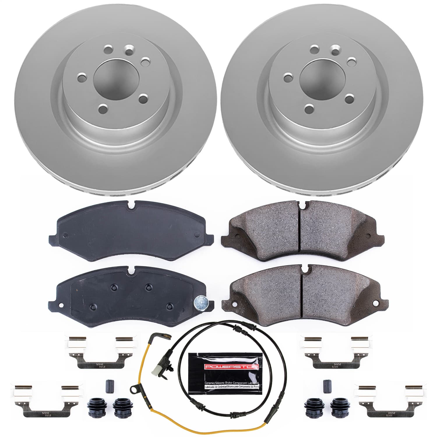 Power Stop - CRK7079 - Front - Disc Brake Pad and Rotor Kit image 1