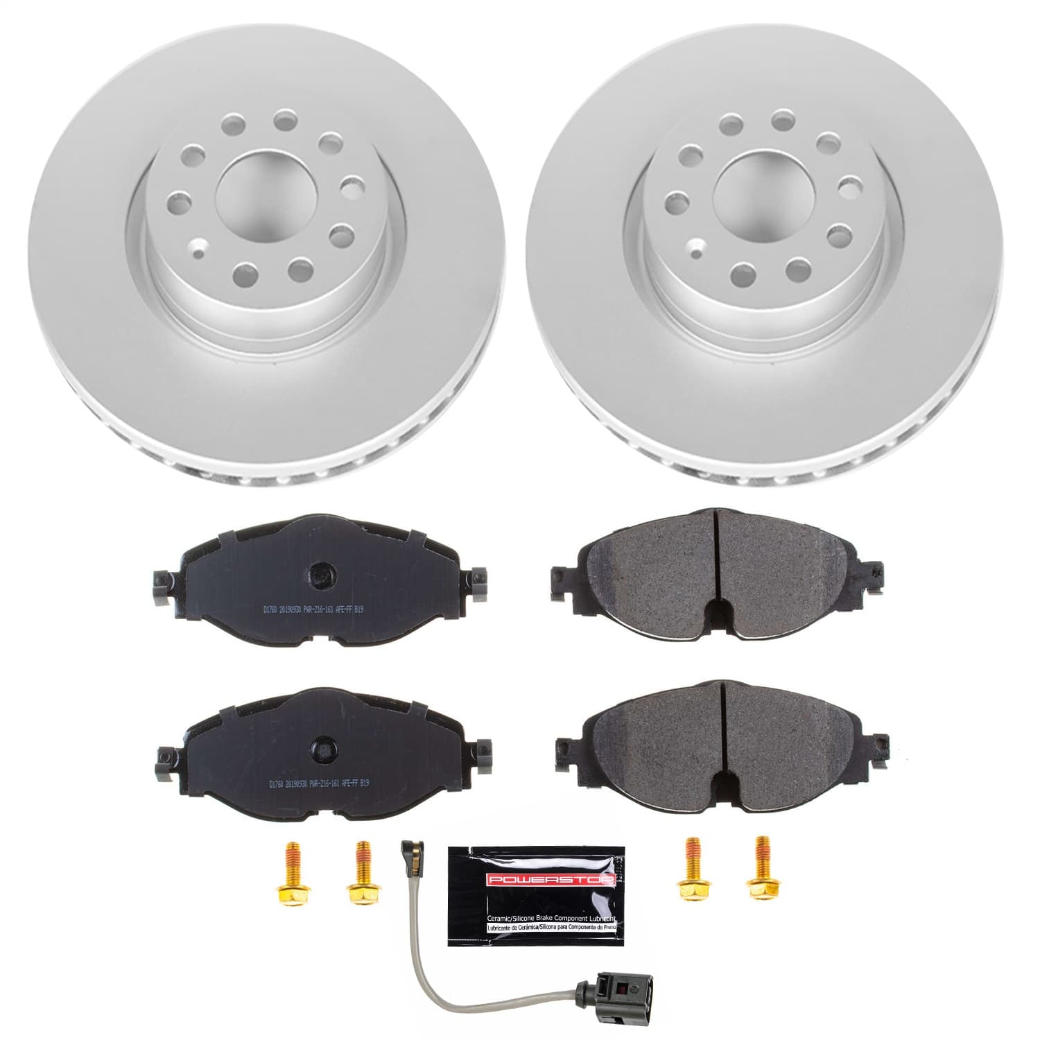 Power Stop - CRK7082 - Front - Disc Brake Pad and Rotor Kit image 1