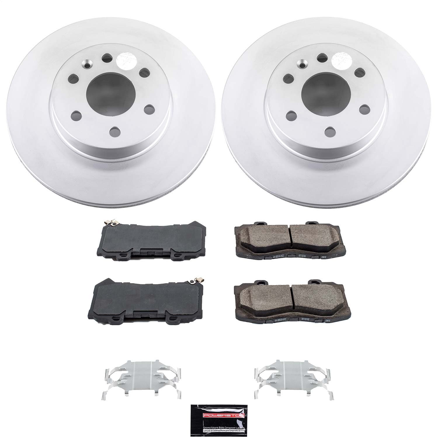 Power Stop - CRK7126 - Front - Disc Brake Pad and Rotor Kit image 1