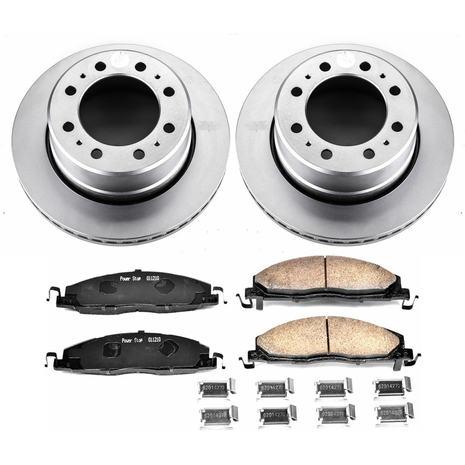 Power Stop - CRK7131 - Rear - Disc Brake Pad and Rotor Kit image 1