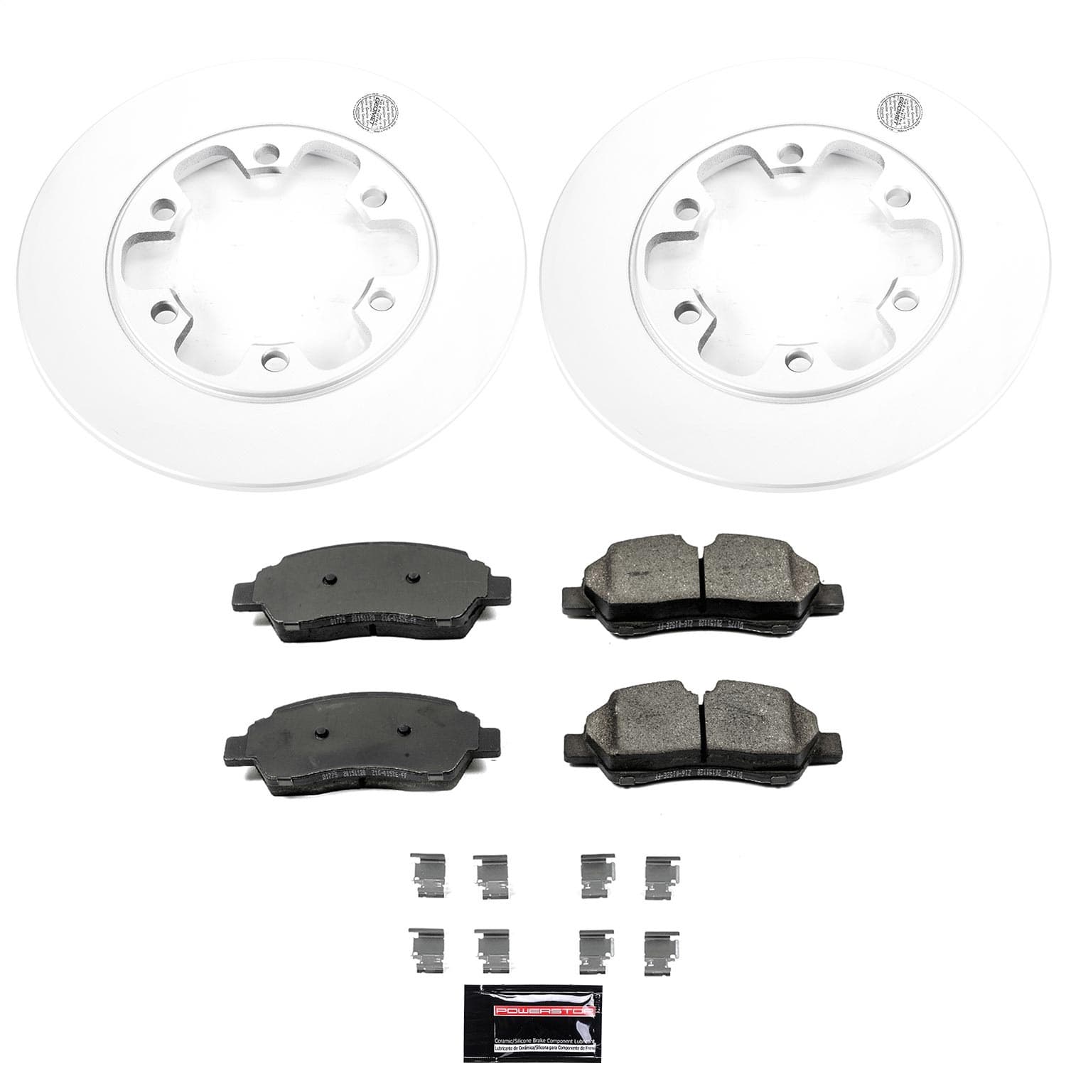 Power Stop - CRK7149 - Rear - Disc Brake Pad and Rotor Kit image 1