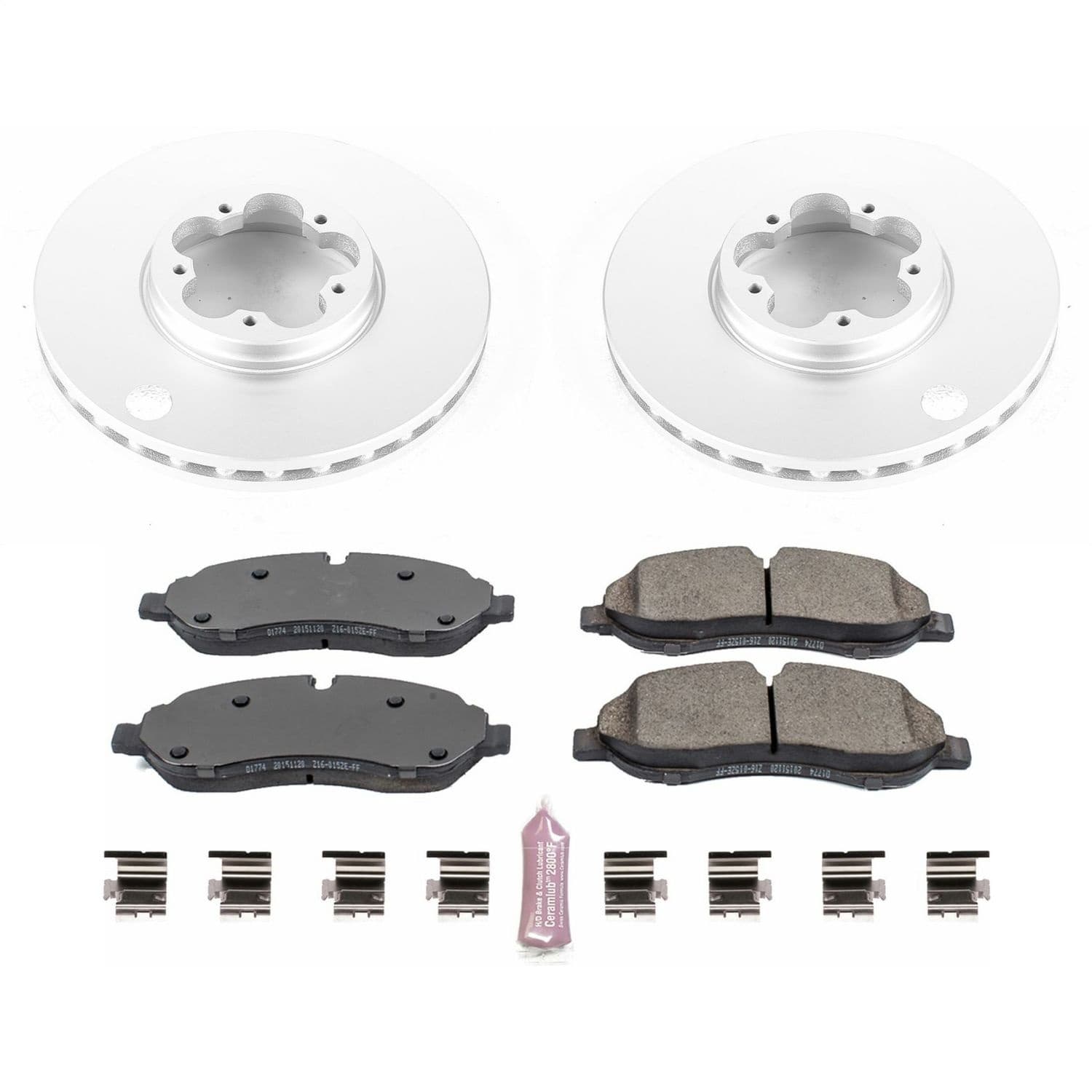 Power Stop - CRK7150 - Front - Disc Brake Pad and Rotor Kit image 1