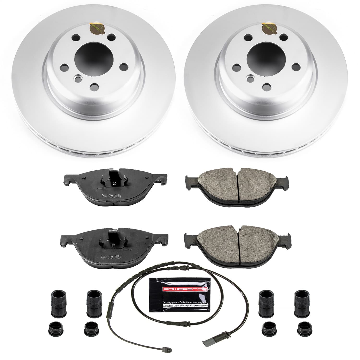 Power Stop - CRK7162 - Front - Disc Brake Pad and Rotor Kit image 1