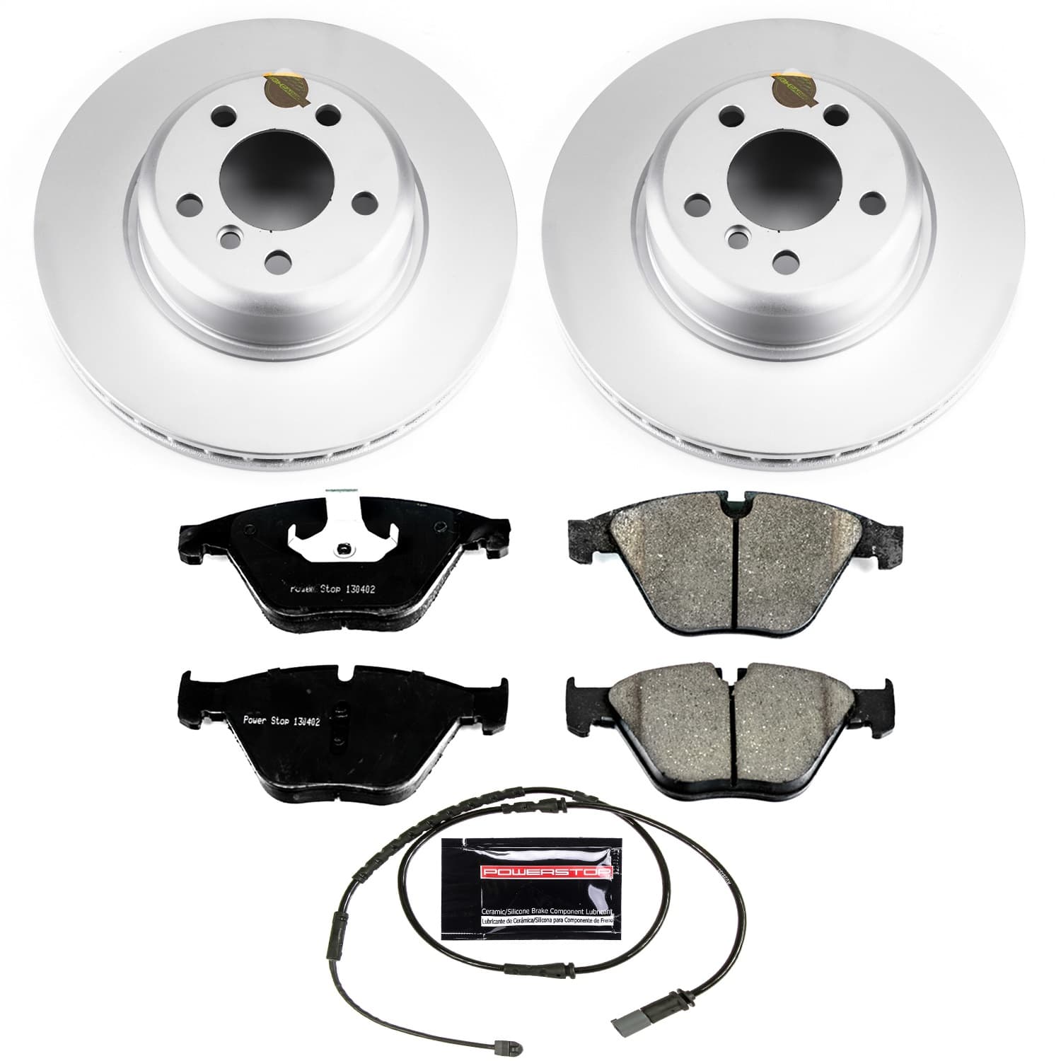 Power Stop - CRK7163 - Front - Disc Brake Pad and Rotor Kit image 1