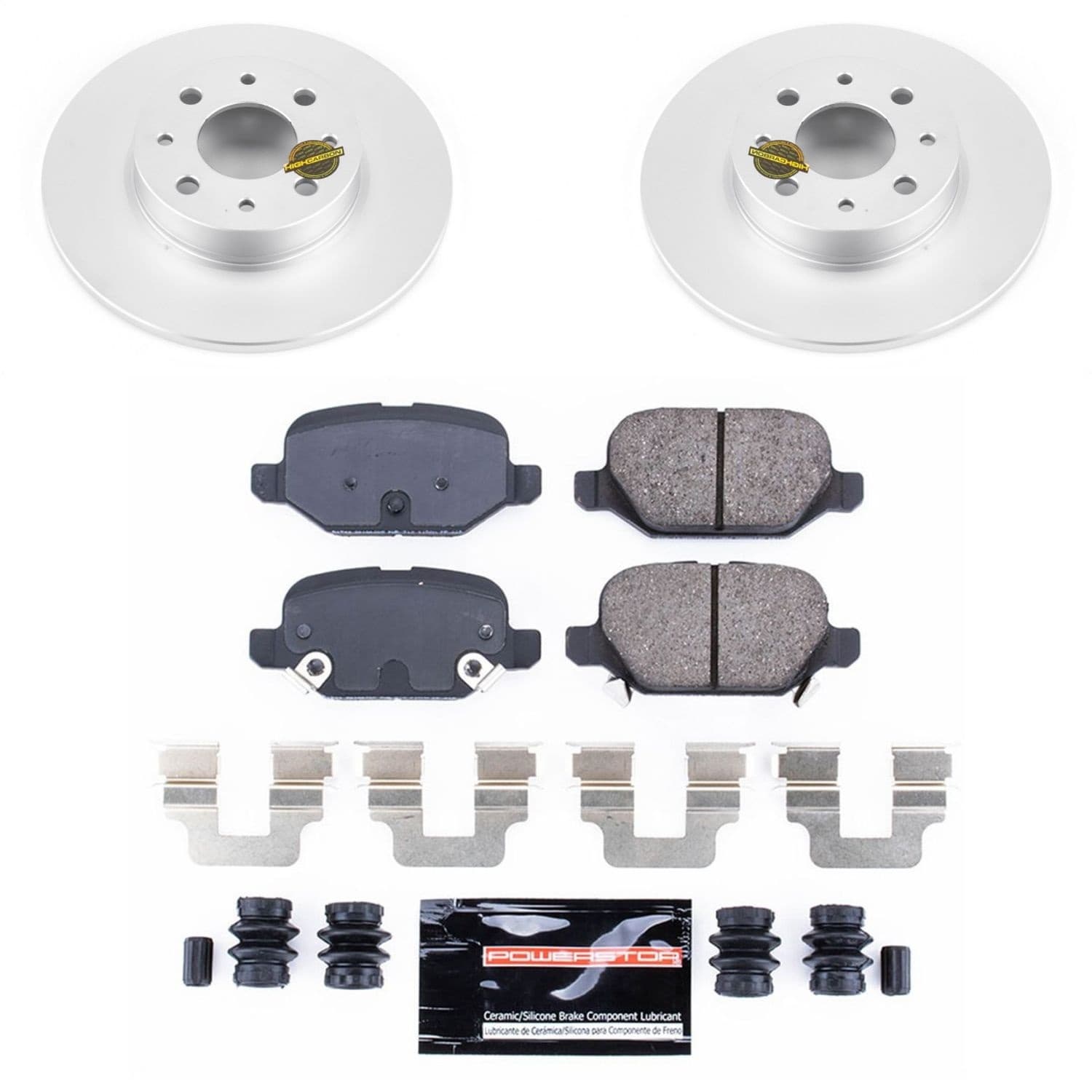 Power Stop - CRK7169 - Rear - Disc Brake Pad and Rotor Kit image 1
