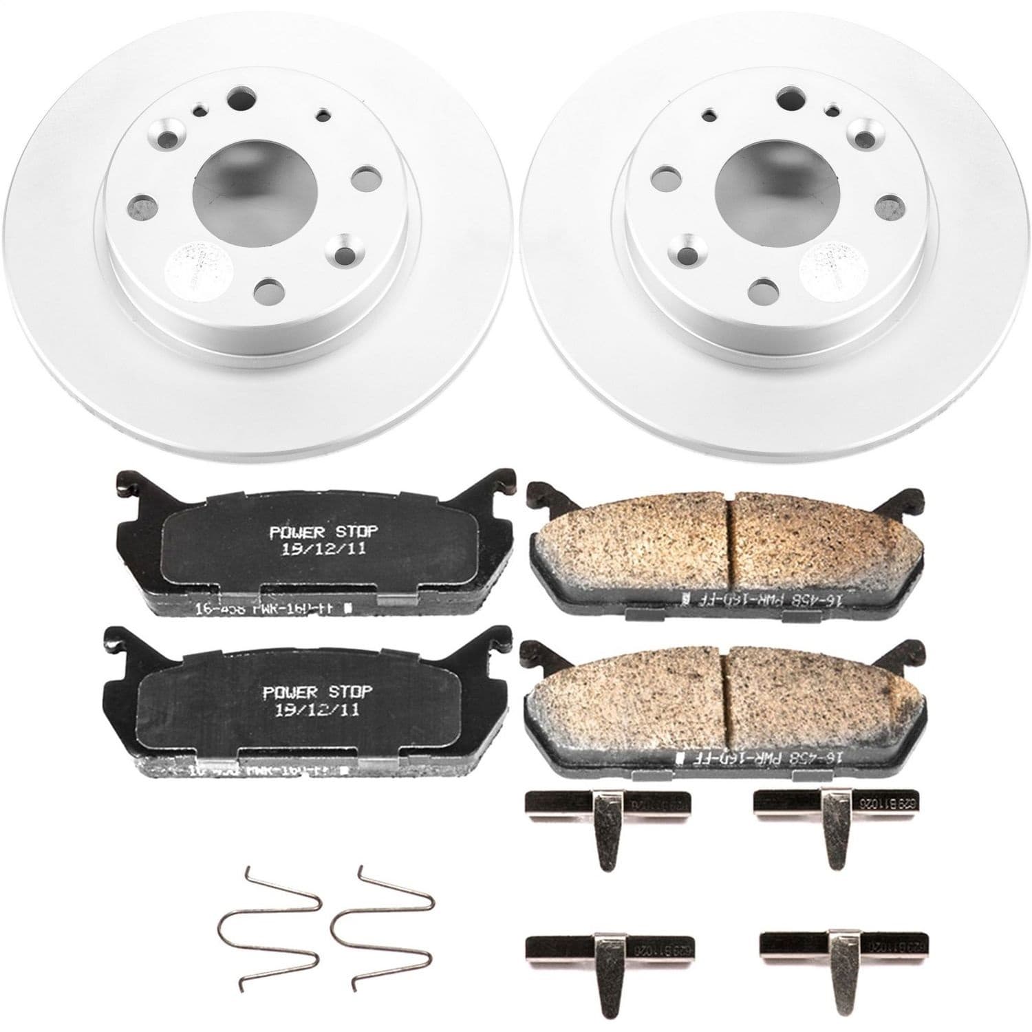 Power Stop - CRK719 - Rear - Disc Brake Pad and Rotor Kit image 1