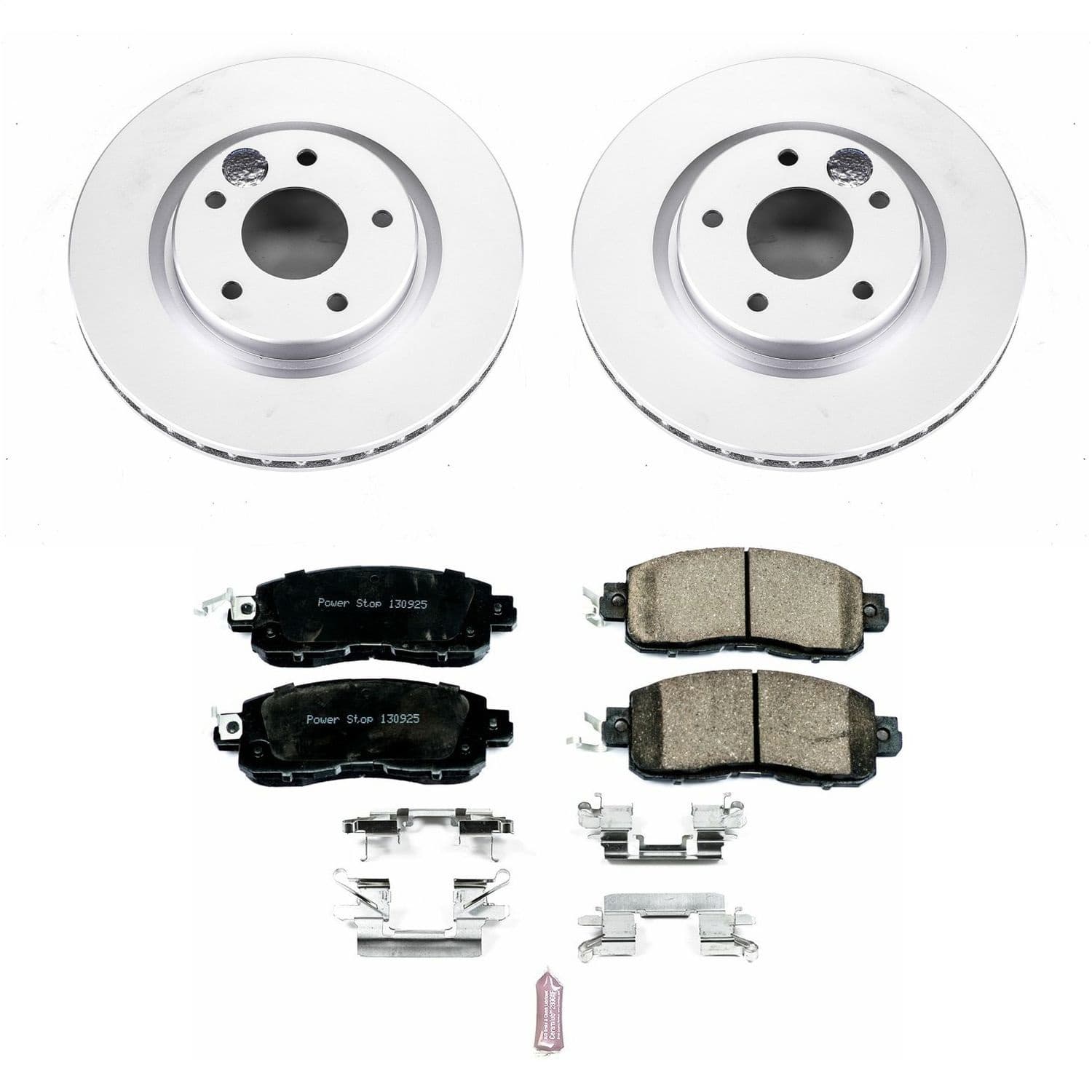 Power Stop - CRK7215 - Front - Disc Brake Pad and Rotor Kit image 1