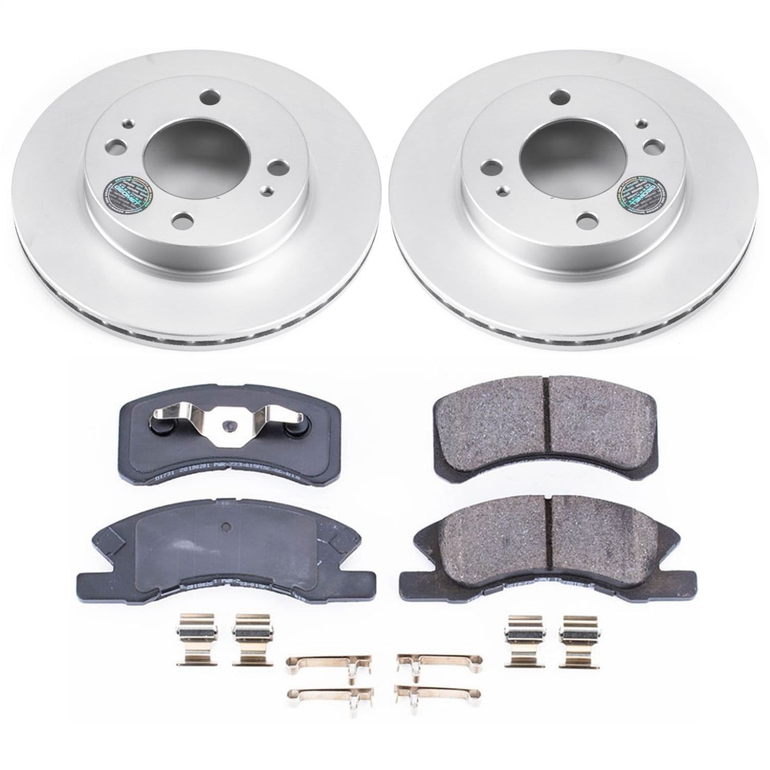 Power Stop - CRK7217 - Front - Disc Brake Pad and Rotor Kit image 1