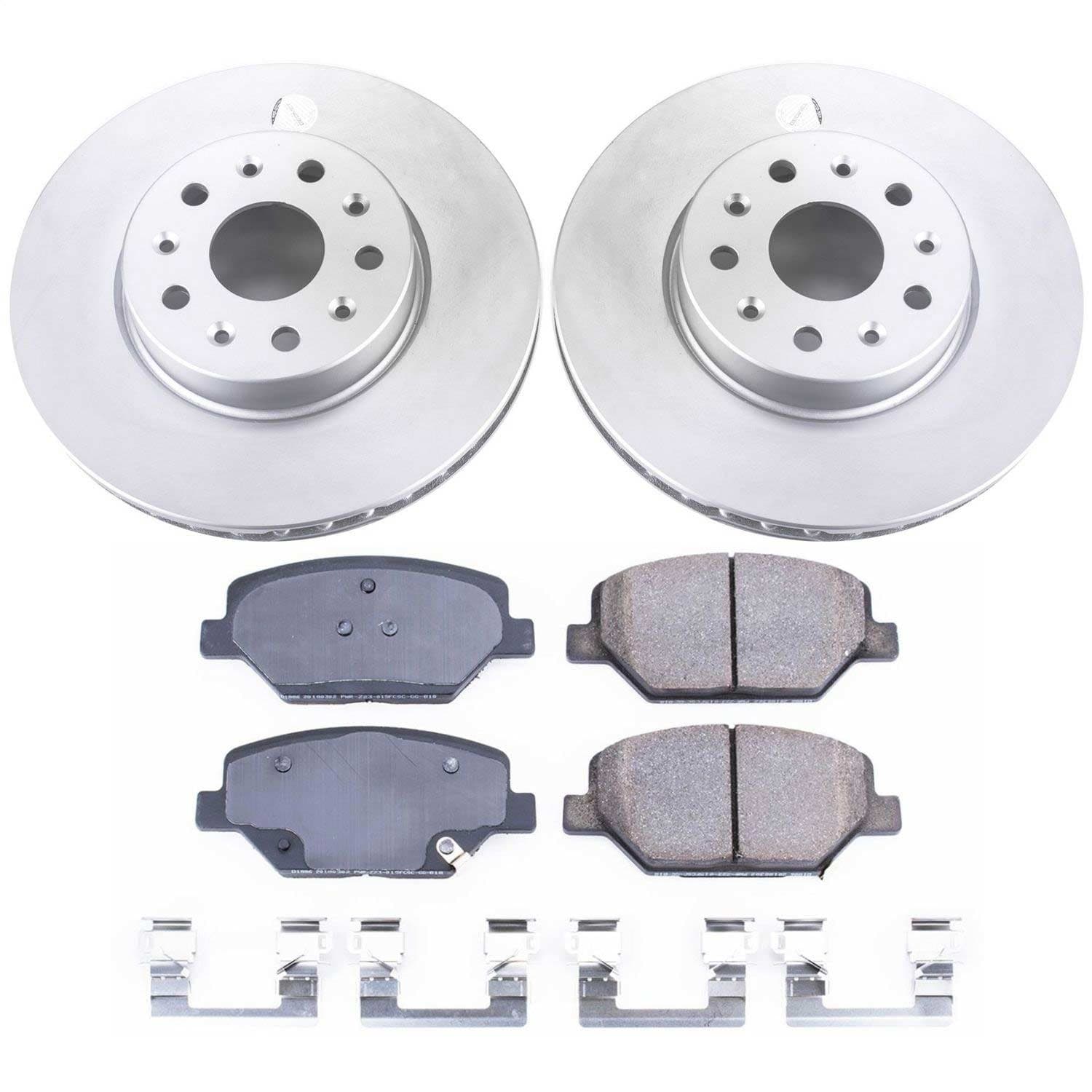 Power Stop - CRK7295 - Front - Disc Brake Pad and Rotor Kit image 1