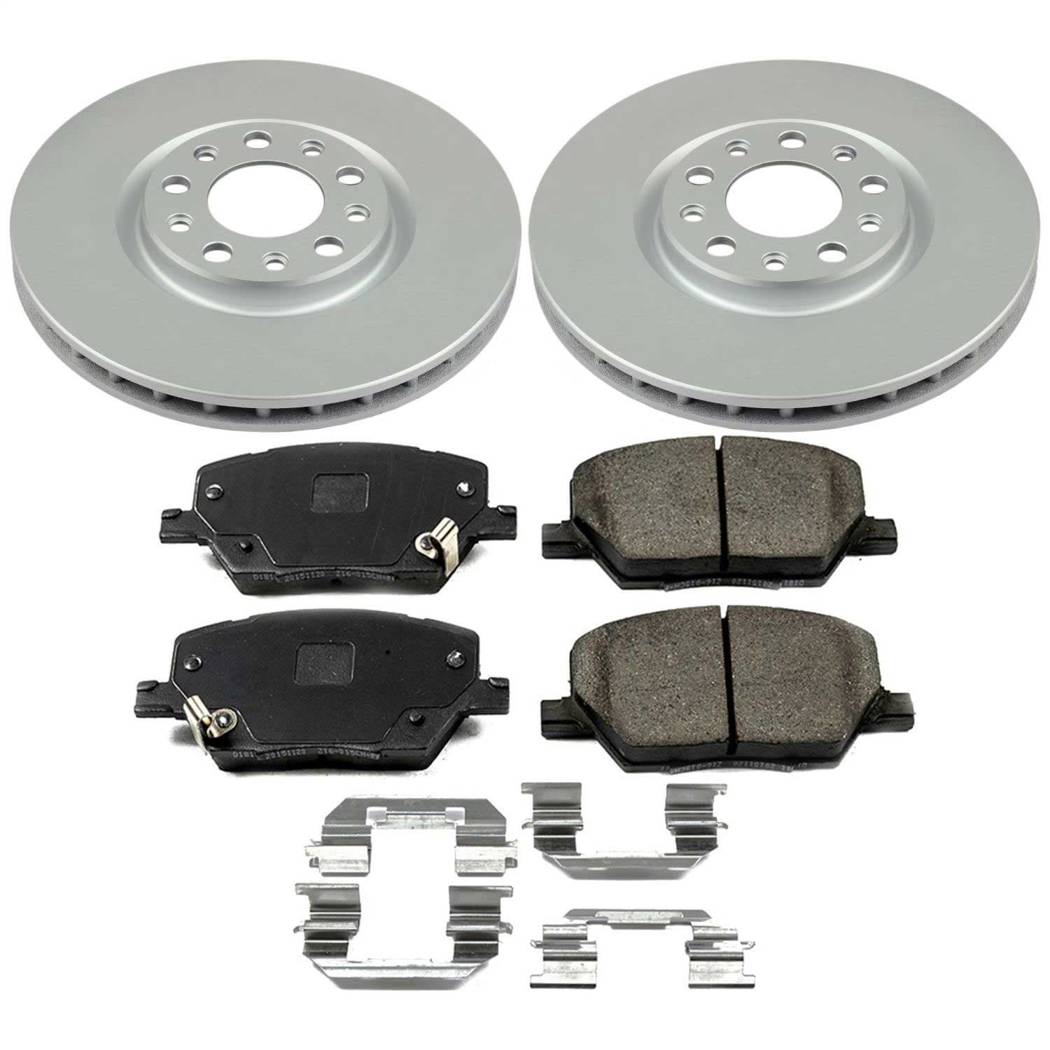 Power Stop - CRK7299 - Front - Disc Brake Pad and Rotor Kit image 1