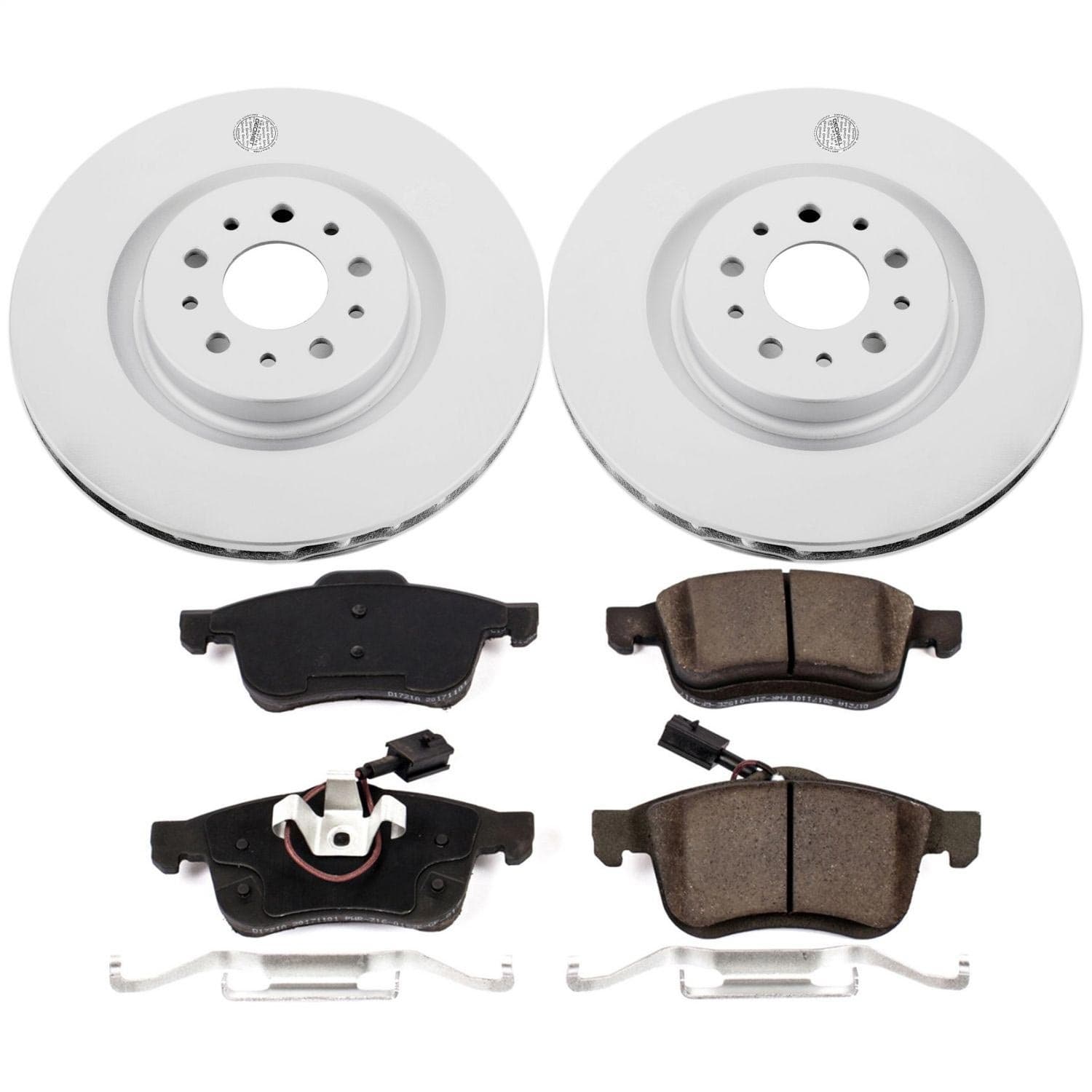 Power Stop - CRK7302 - Front - Disc Brake Pad and Rotor Kit image 1