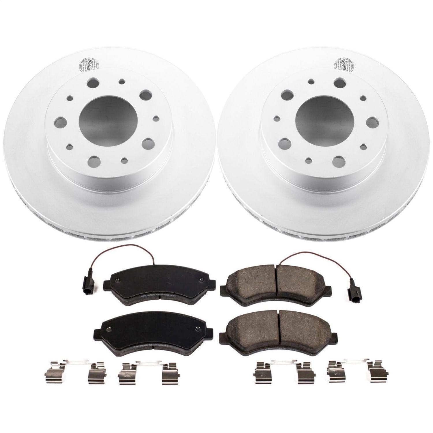 Power Stop - CRK7303 - Front - Disc Brake Pad and Rotor Kit image 1