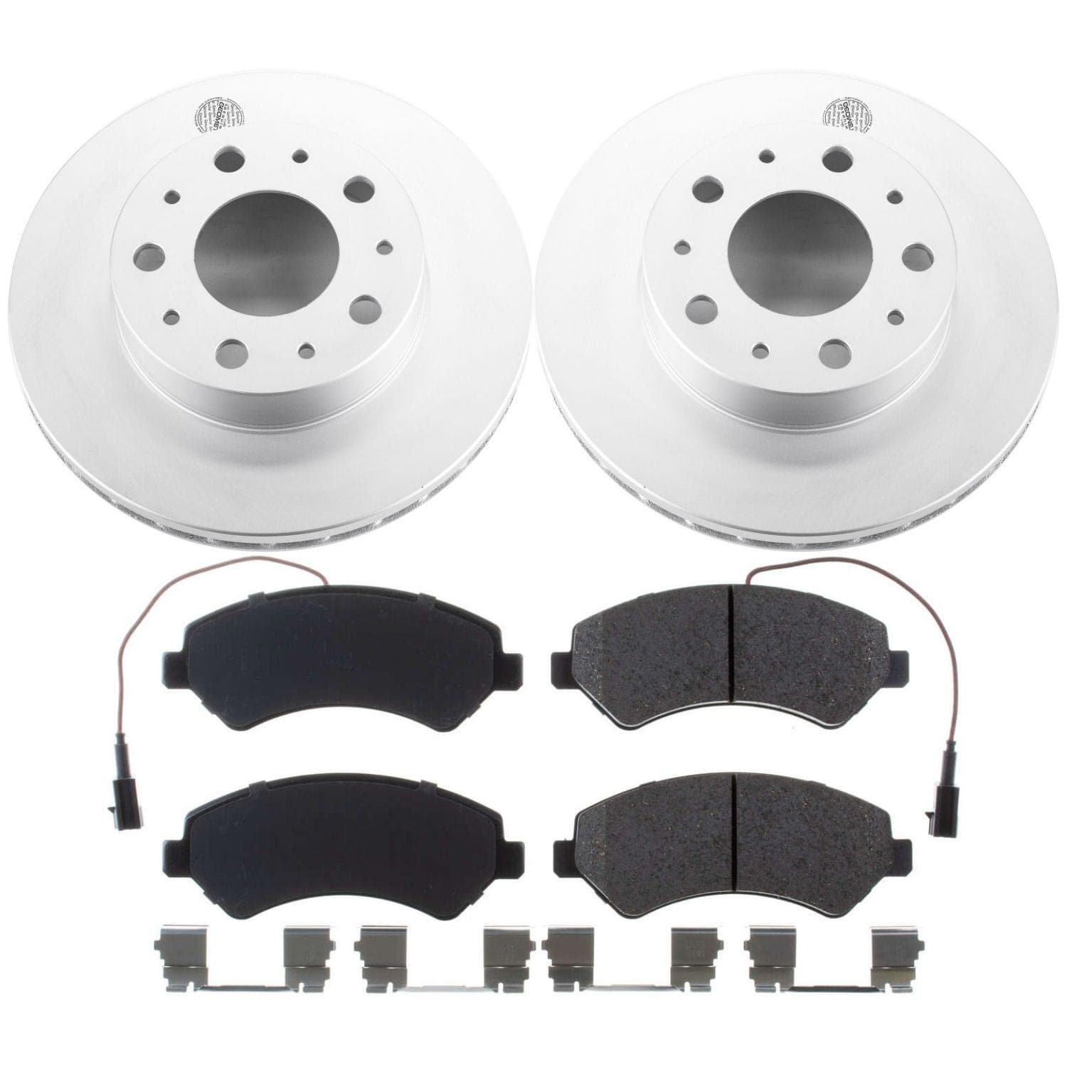 Power Stop - CRK7306 - Front - Disc Brake Pad and Rotor Kit image 1