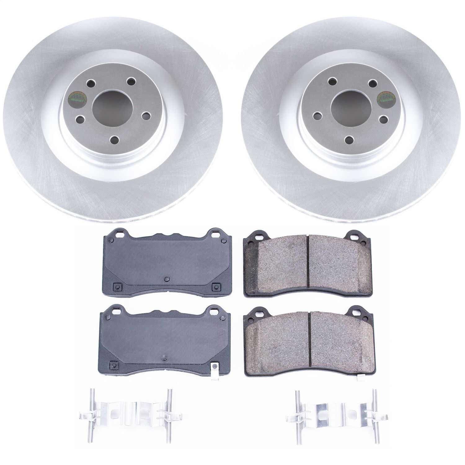 Power Stop - CRK7318 - Front - Disc Brake Pad and Rotor Kit image 1