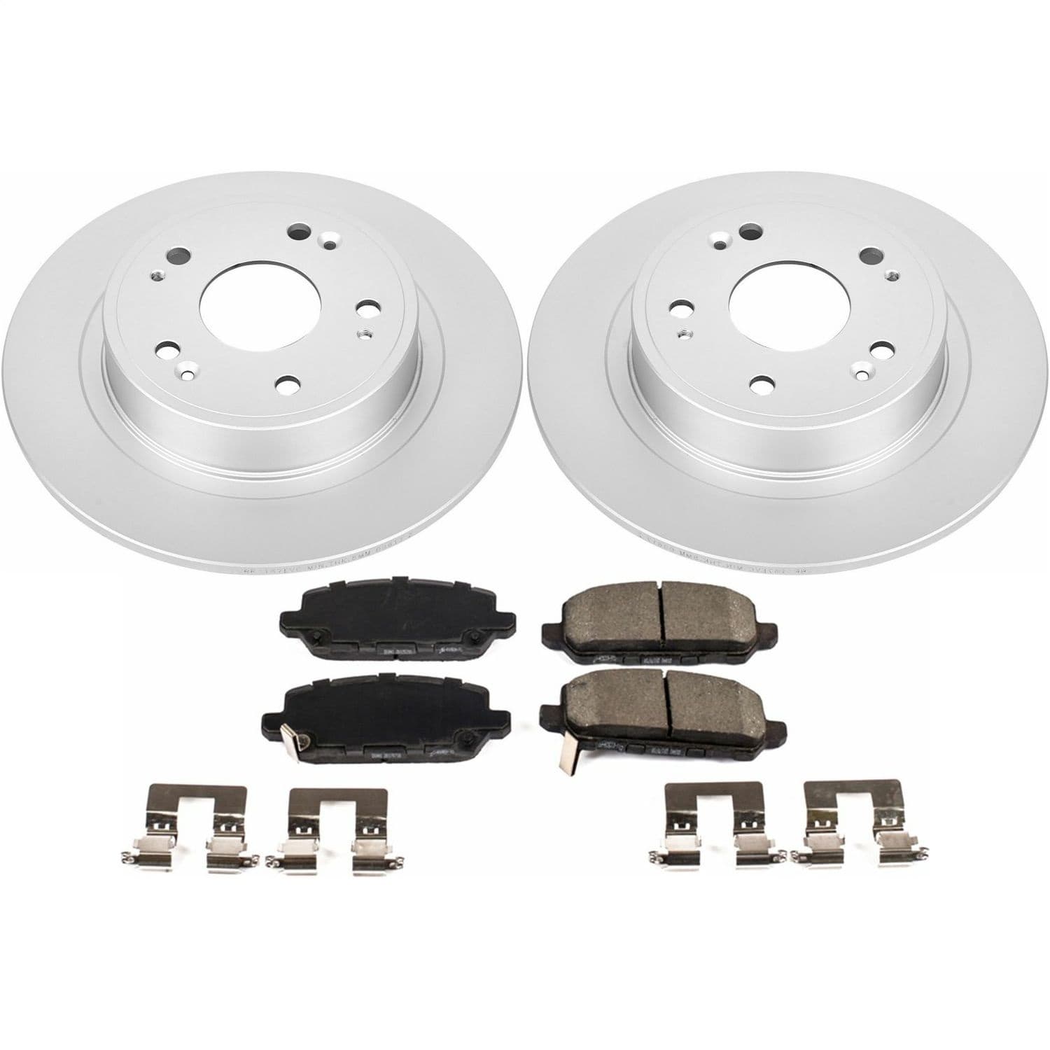 Power Stop - CRK7340 - Rear - Disc Brake Pad and Rotor Kit image 1
