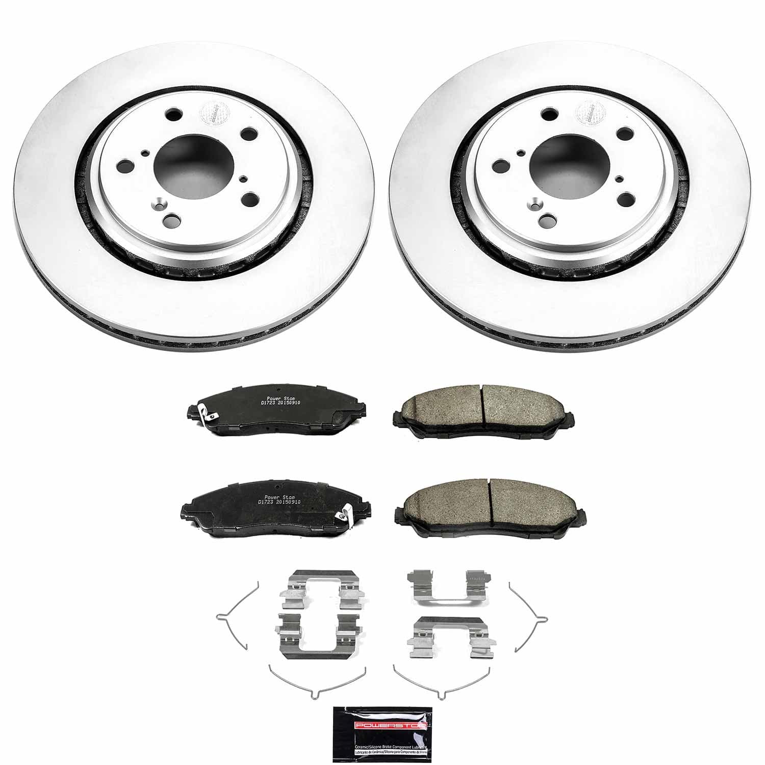 Power Stop - CRK7352 - Front - Disc Brake Pad and Rotor Kit image 1