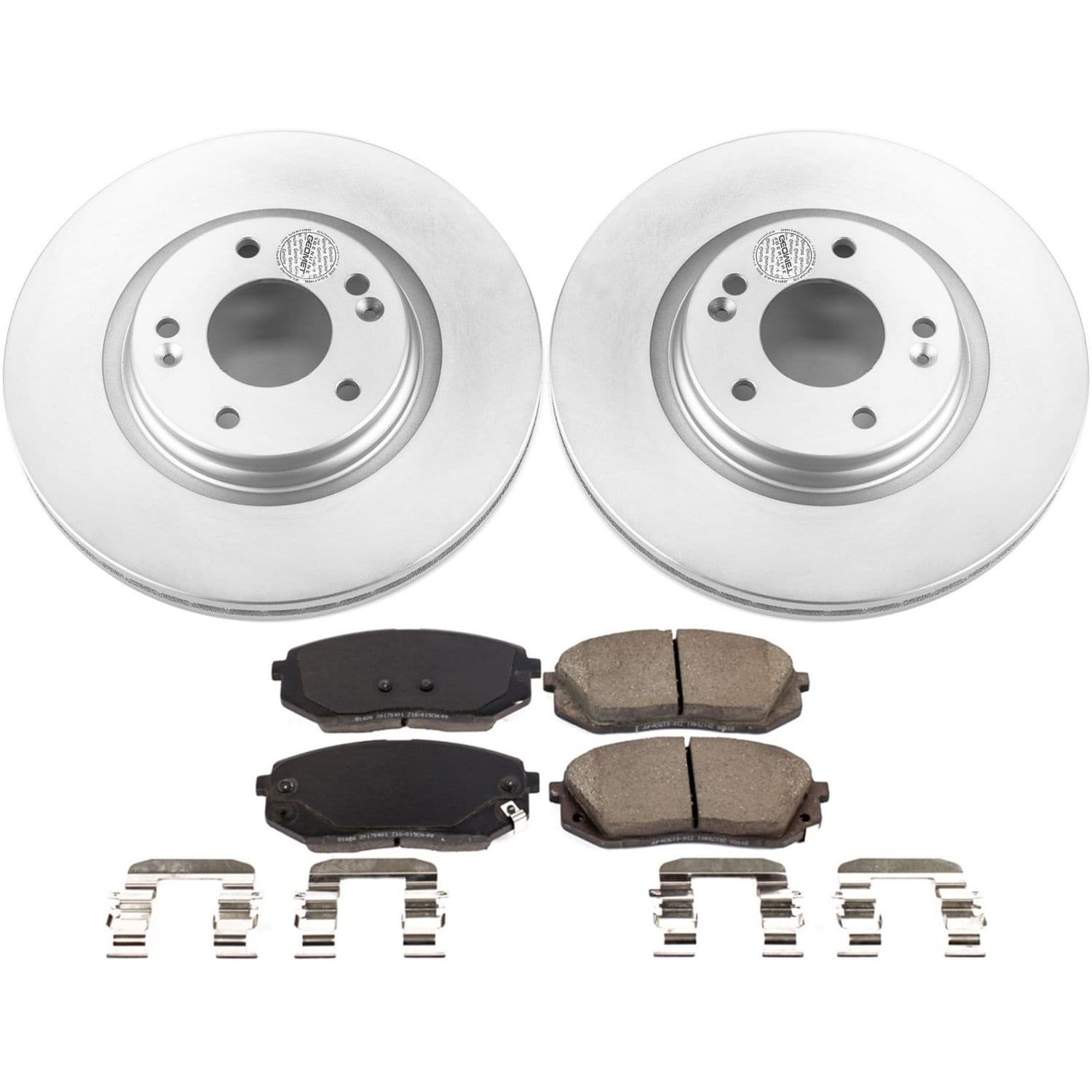 Power Stop - CRK7353 - Front - Disc Brake Pad and Rotor Kit image 1