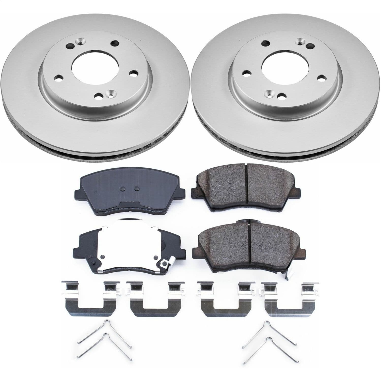 Power Stop - CRK7370 - Front - Disc Brake Pad and Rotor Kit image 1