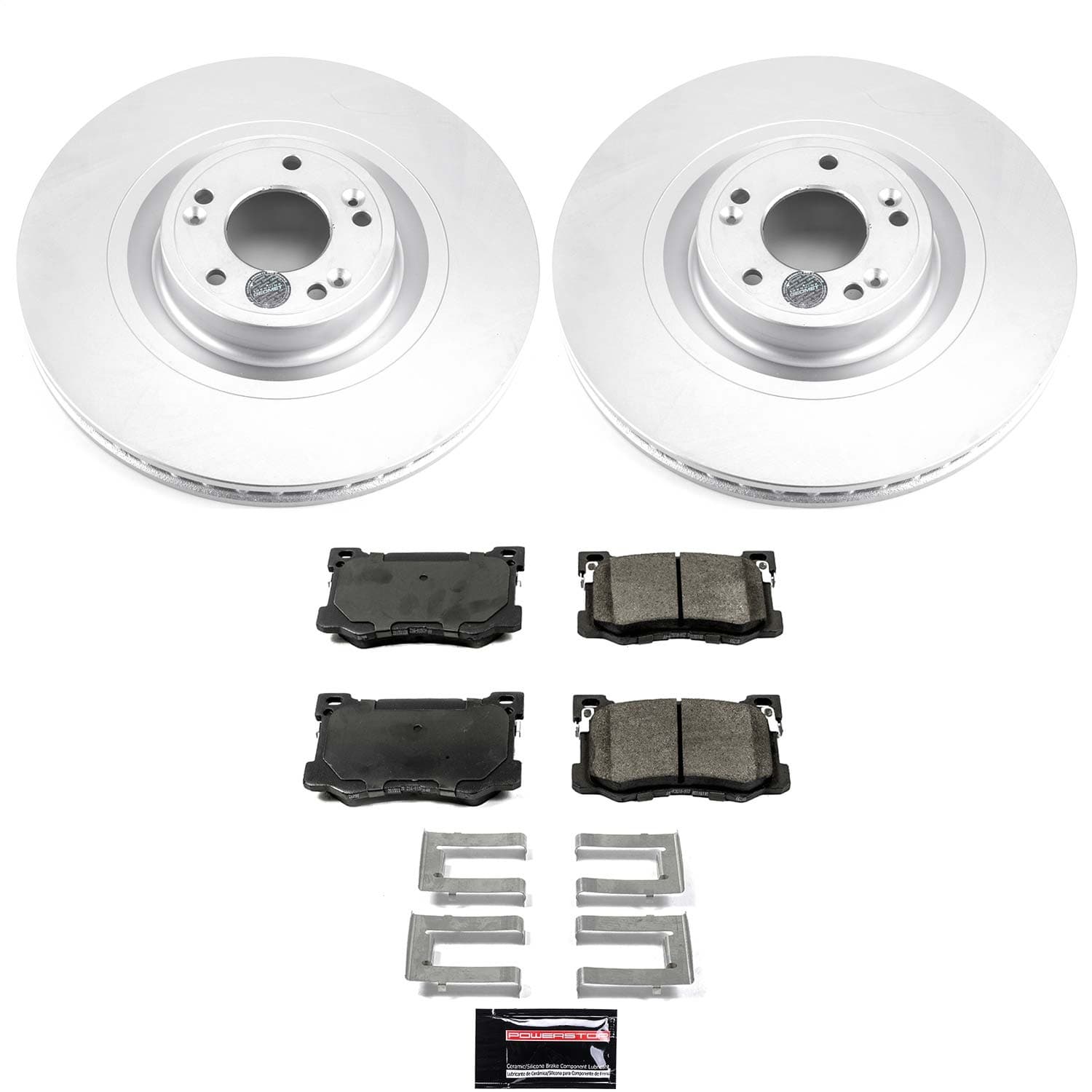 Power Stop - CRK7371 - Front - Disc Brake Pad and Rotor Kit image 1
