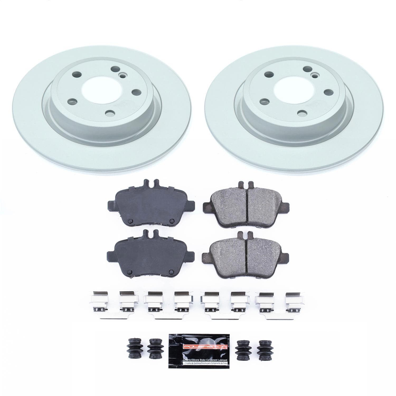 Power Stop - CRK7377 - Rear - Disc Brake Pad and Rotor Kit image 1